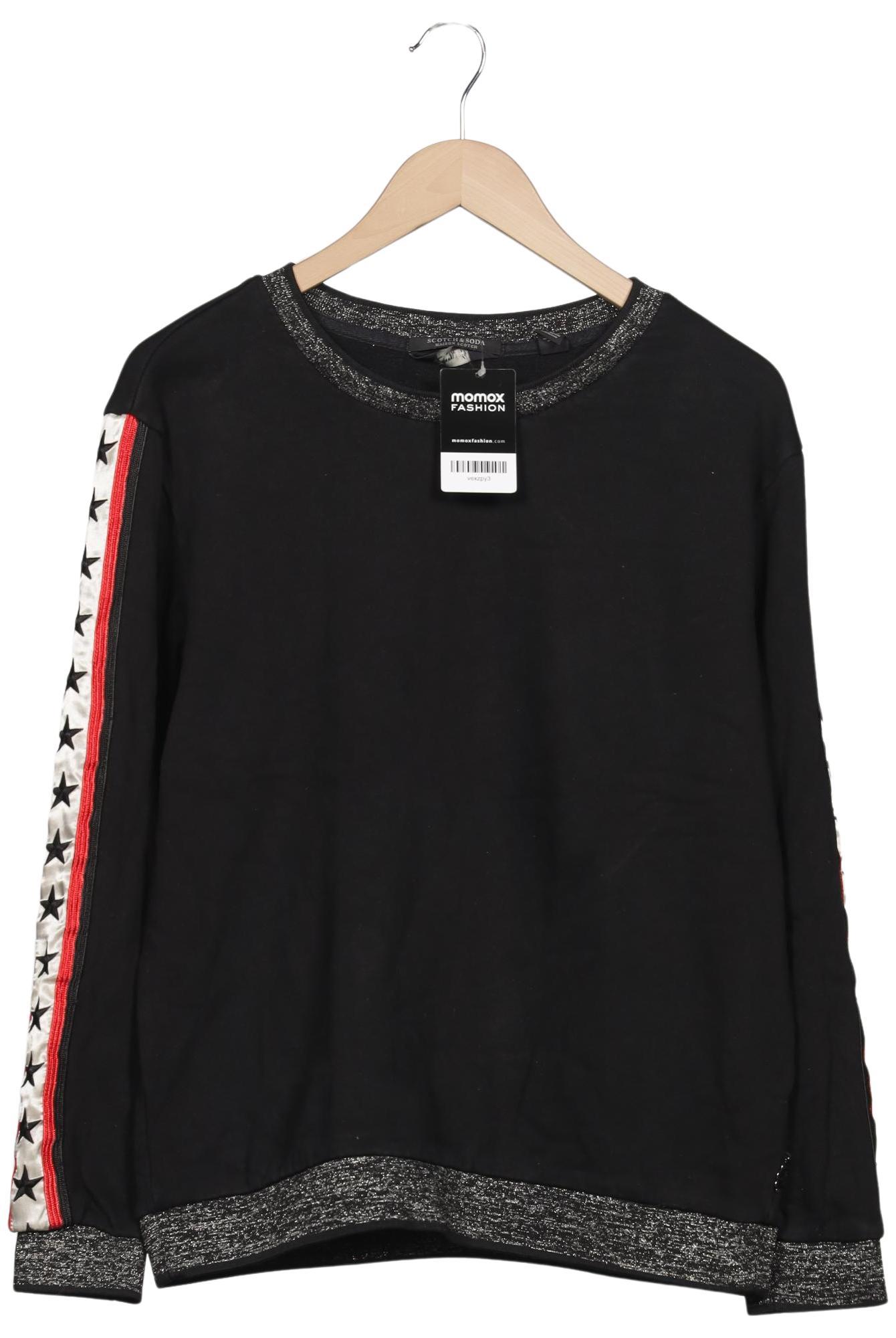 

Maison Scotch Damen Sweatshirt, schwarz, Gr. 38