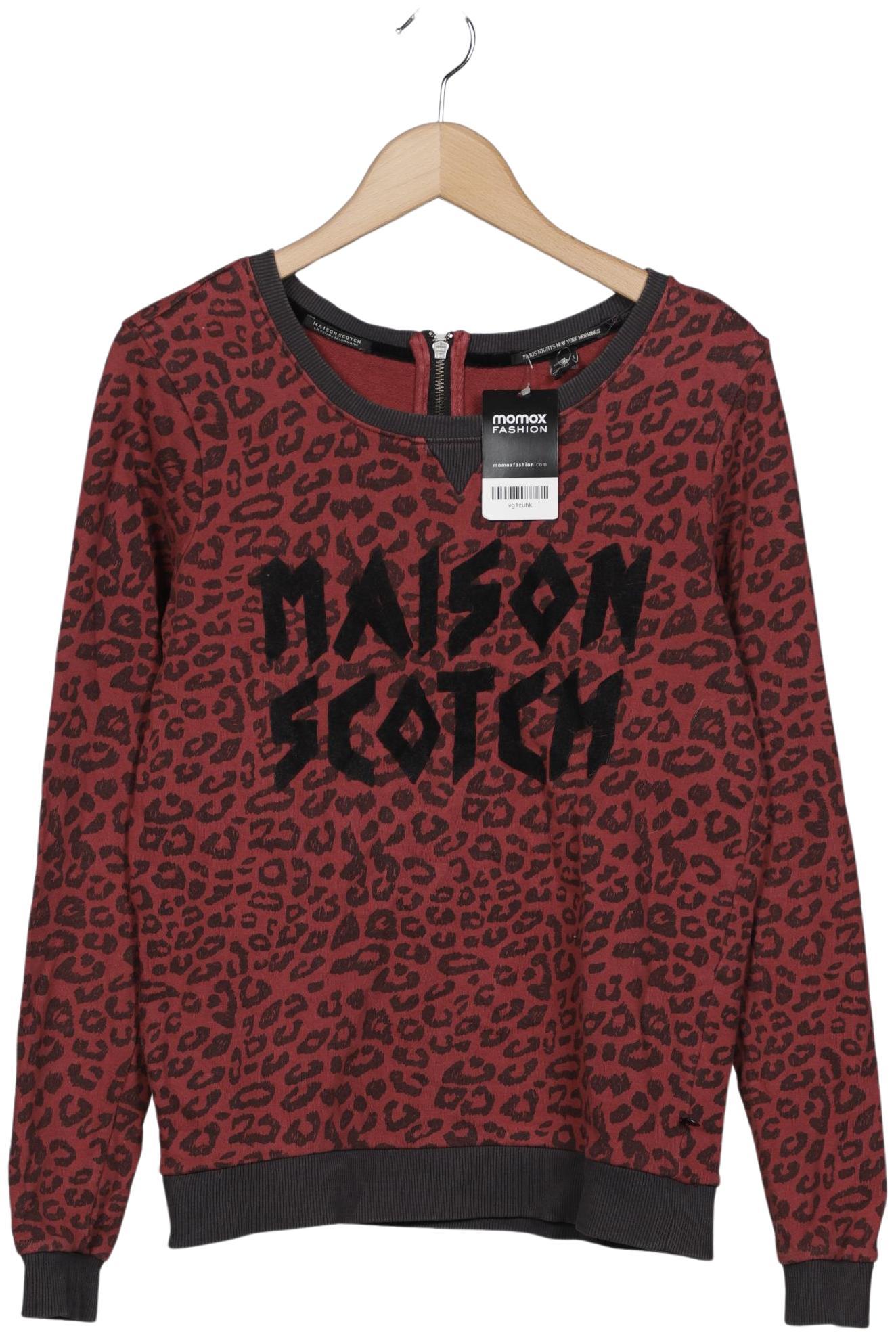 

Maison Scotch Damen Sweatshirt, rot, Gr. 36