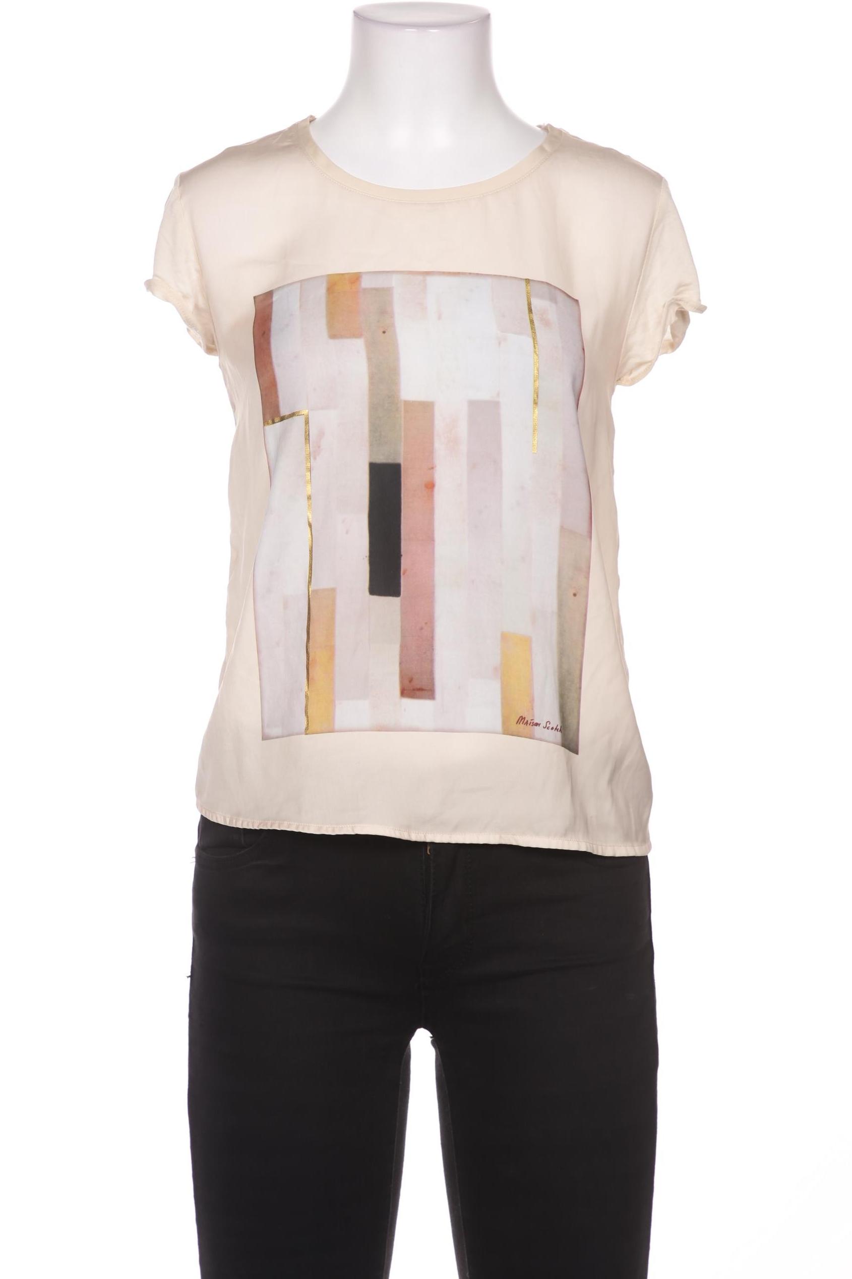 

Maison Scotch Damen T-Shirt, beige, Gr. 36