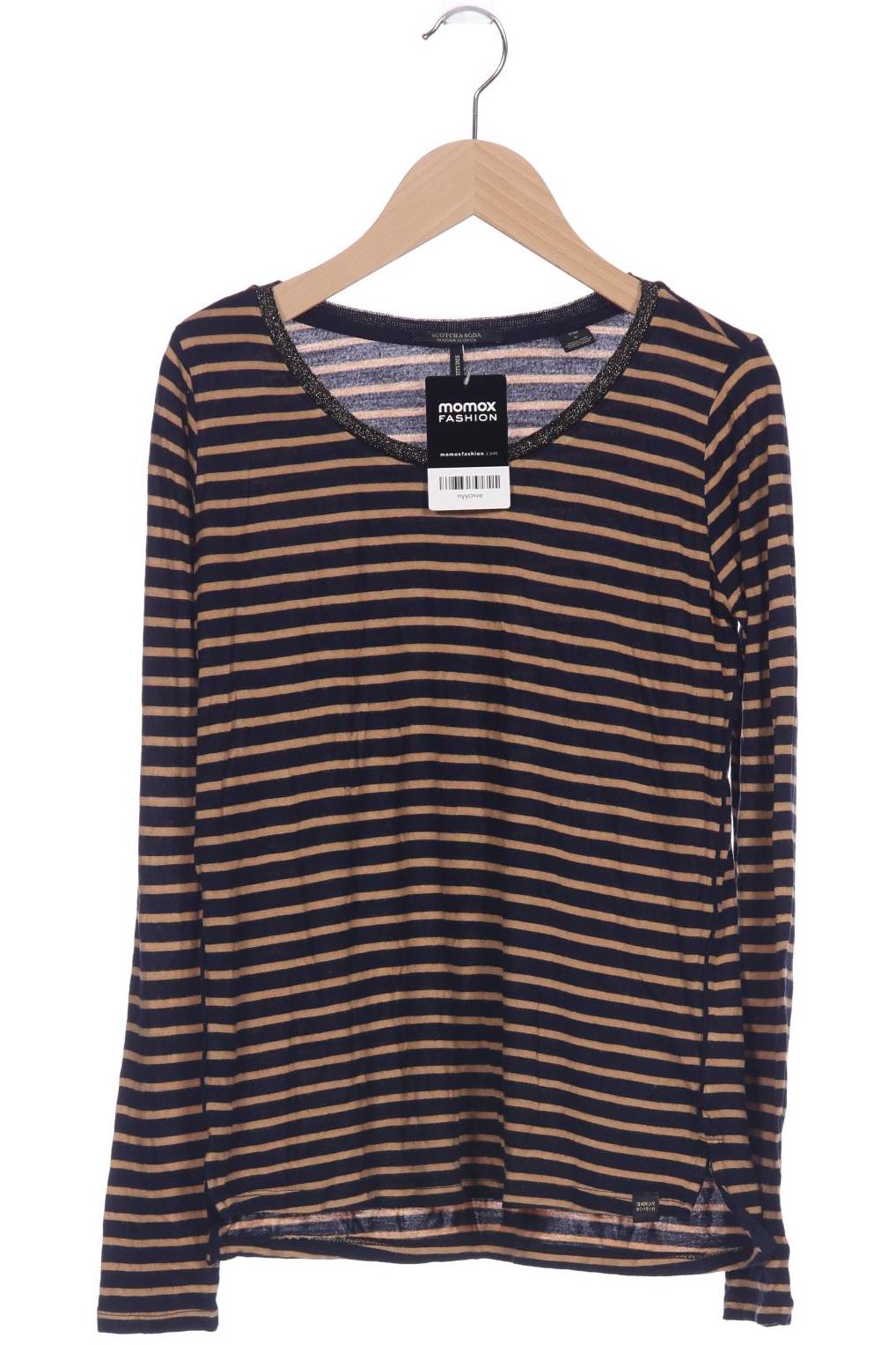 

Maison Scotch Damen Langarmshirt, marineblau, Gr. 36