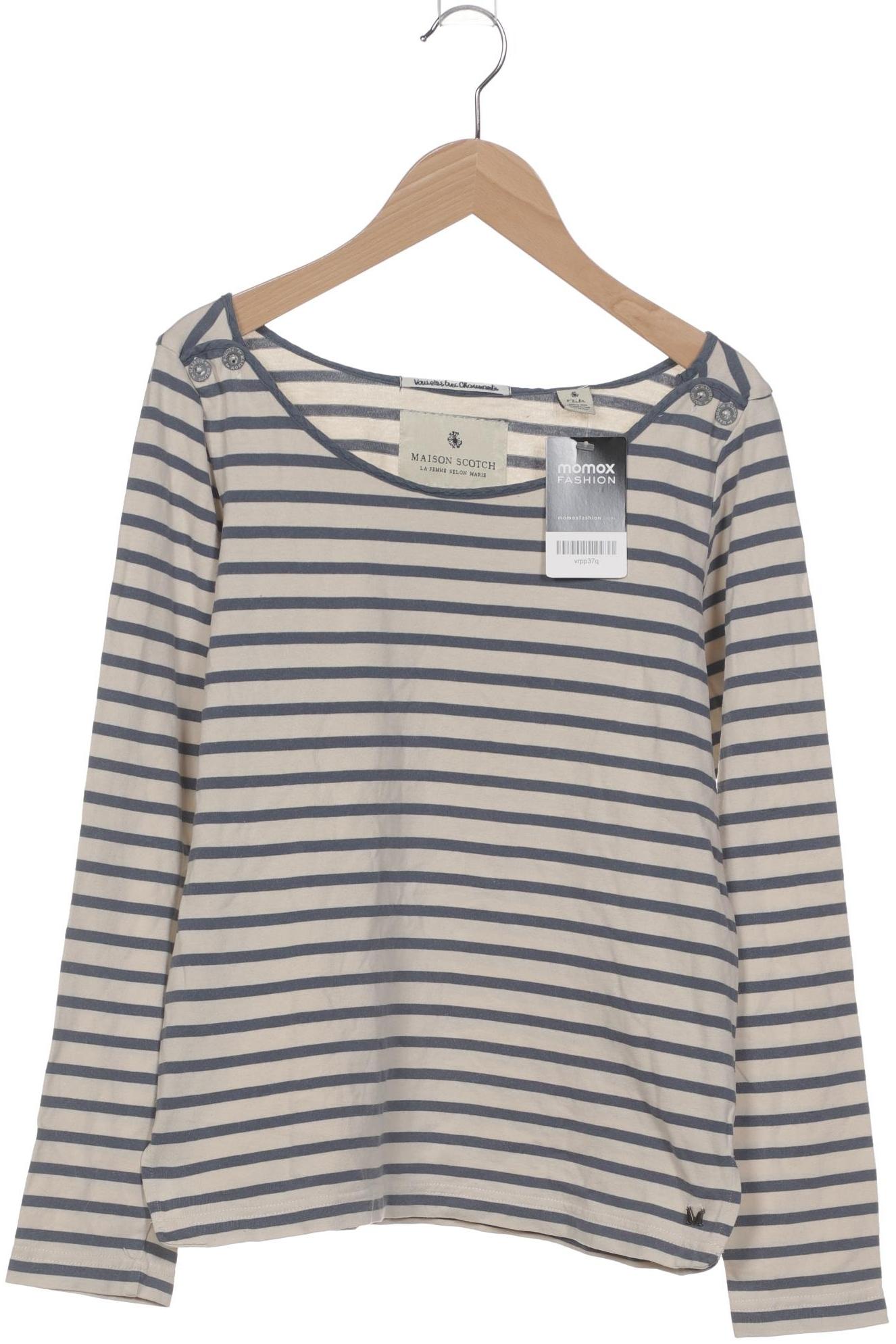 

Maison Scotch Damen Langarmshirt, beige, Gr. 38