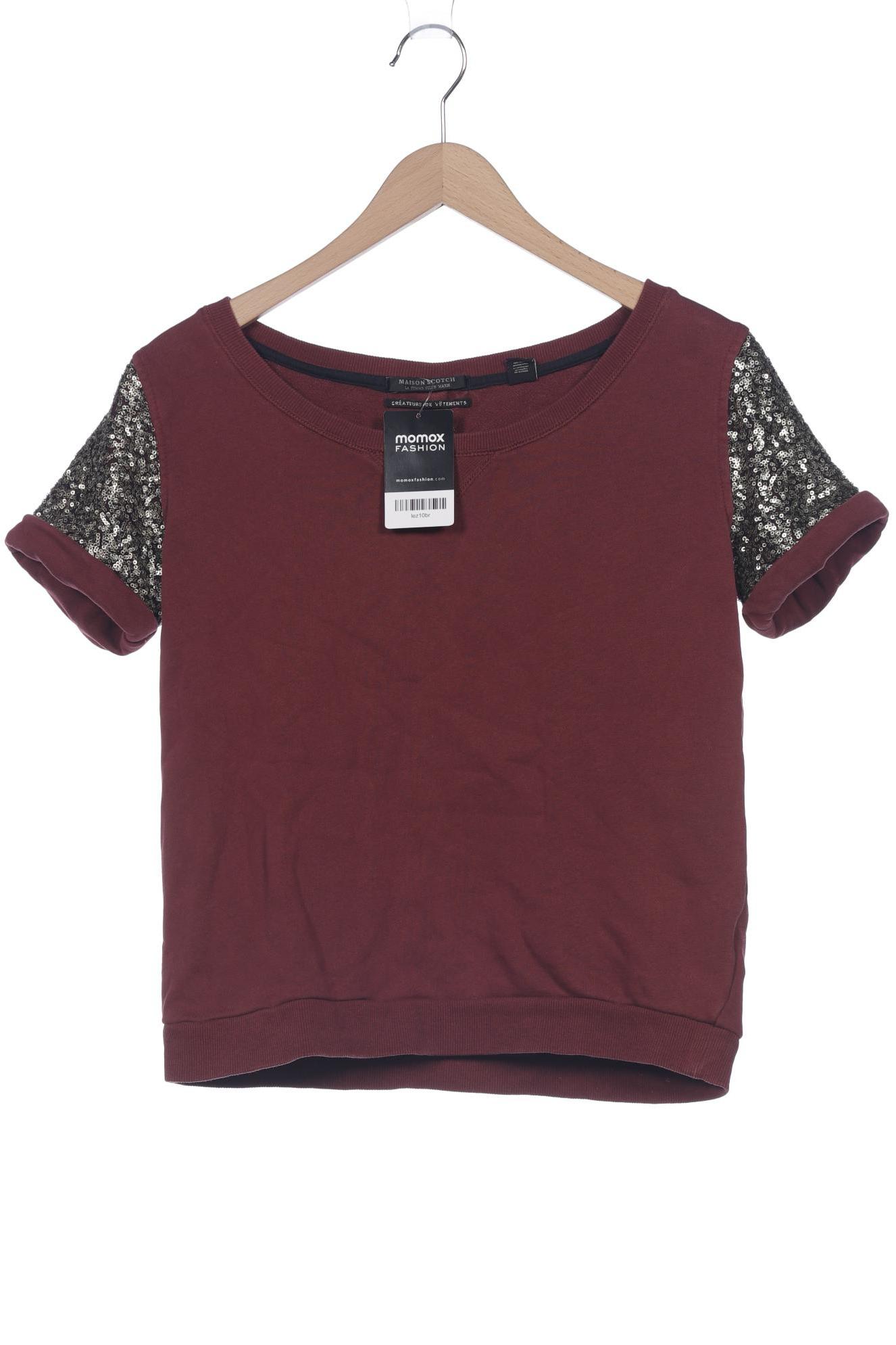 

Maison Scotch Damen Sweatshirt, bordeaux, Gr. 36