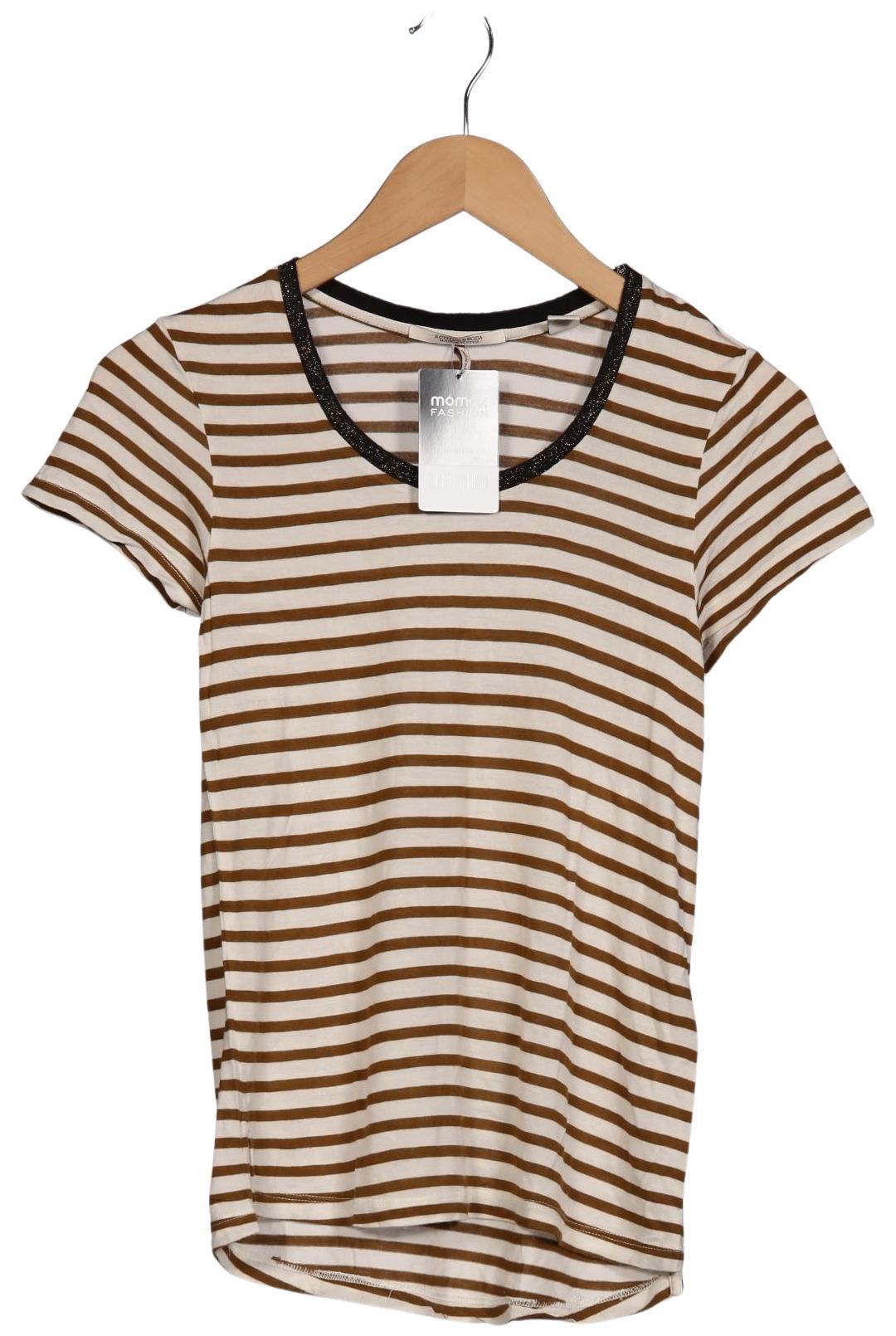 

Maison Scotch Damen T-Shirt, beige, Gr. 34