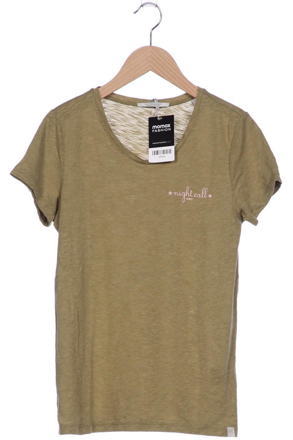 

Maison Scotch Damen T-Shirt, grün, Gr. 34