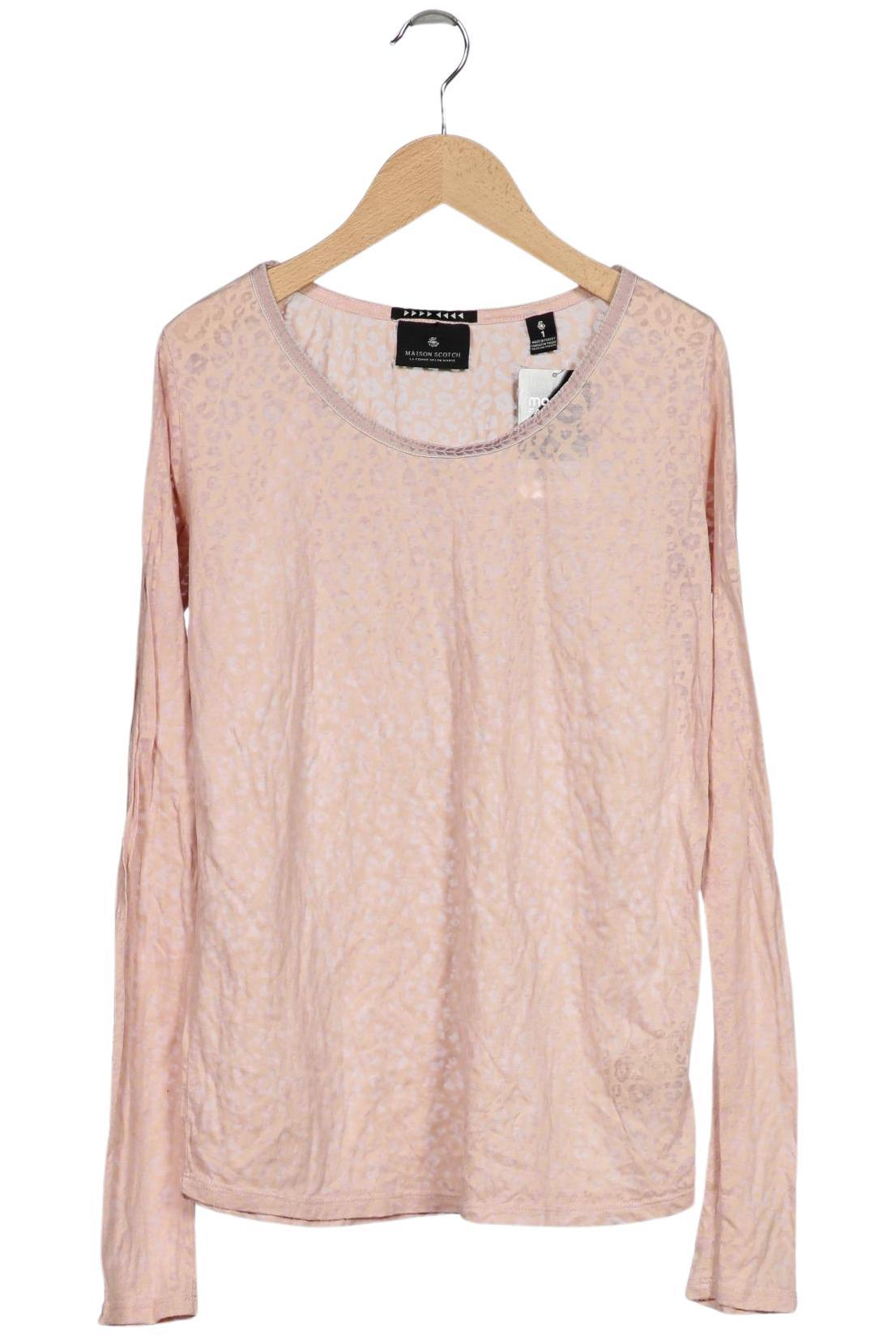 

Maison Scotch Damen Langarmshirt, pink, Gr. 36