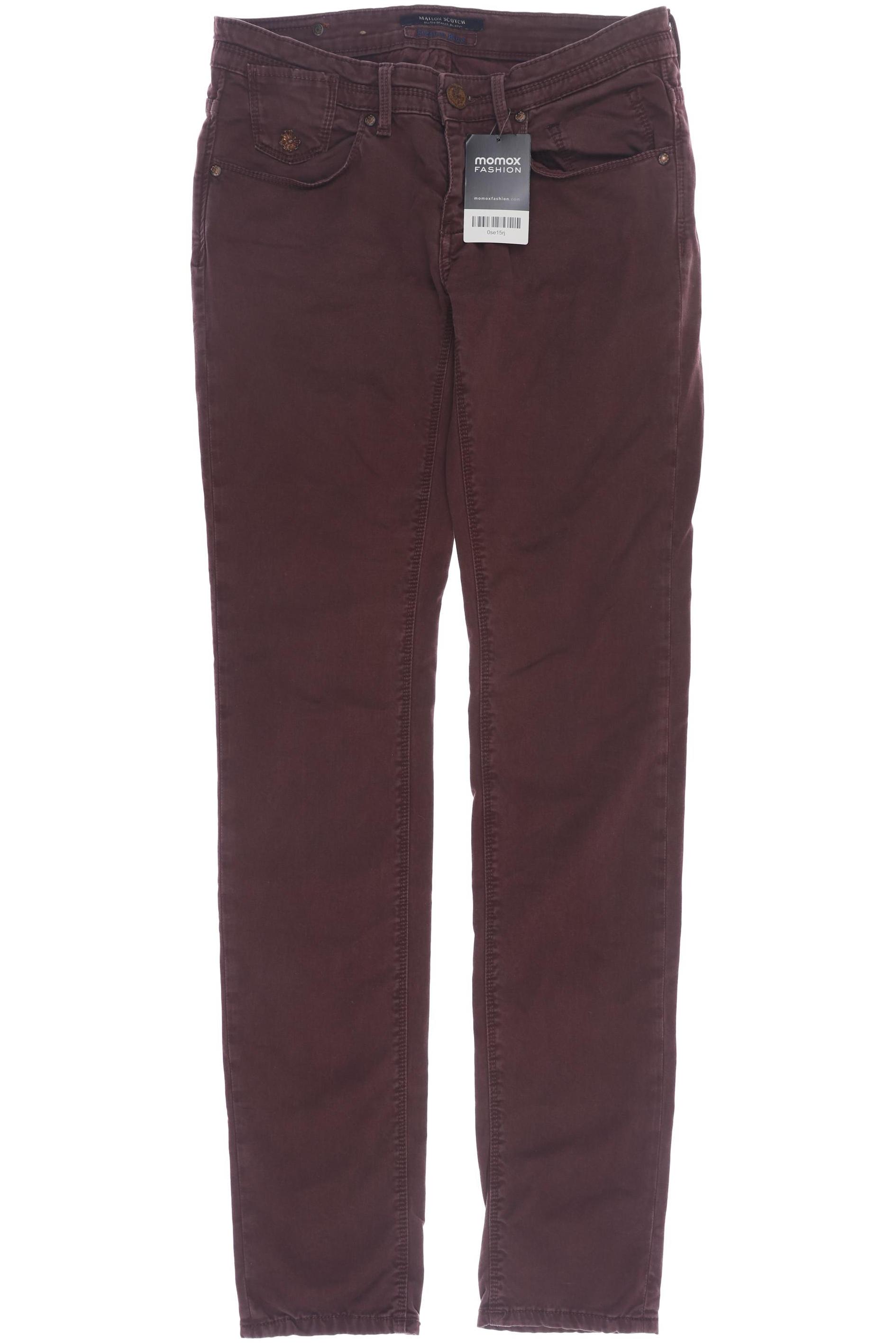 

Maison Scotch Damen Stoffhose, bordeaux, Gr. 26