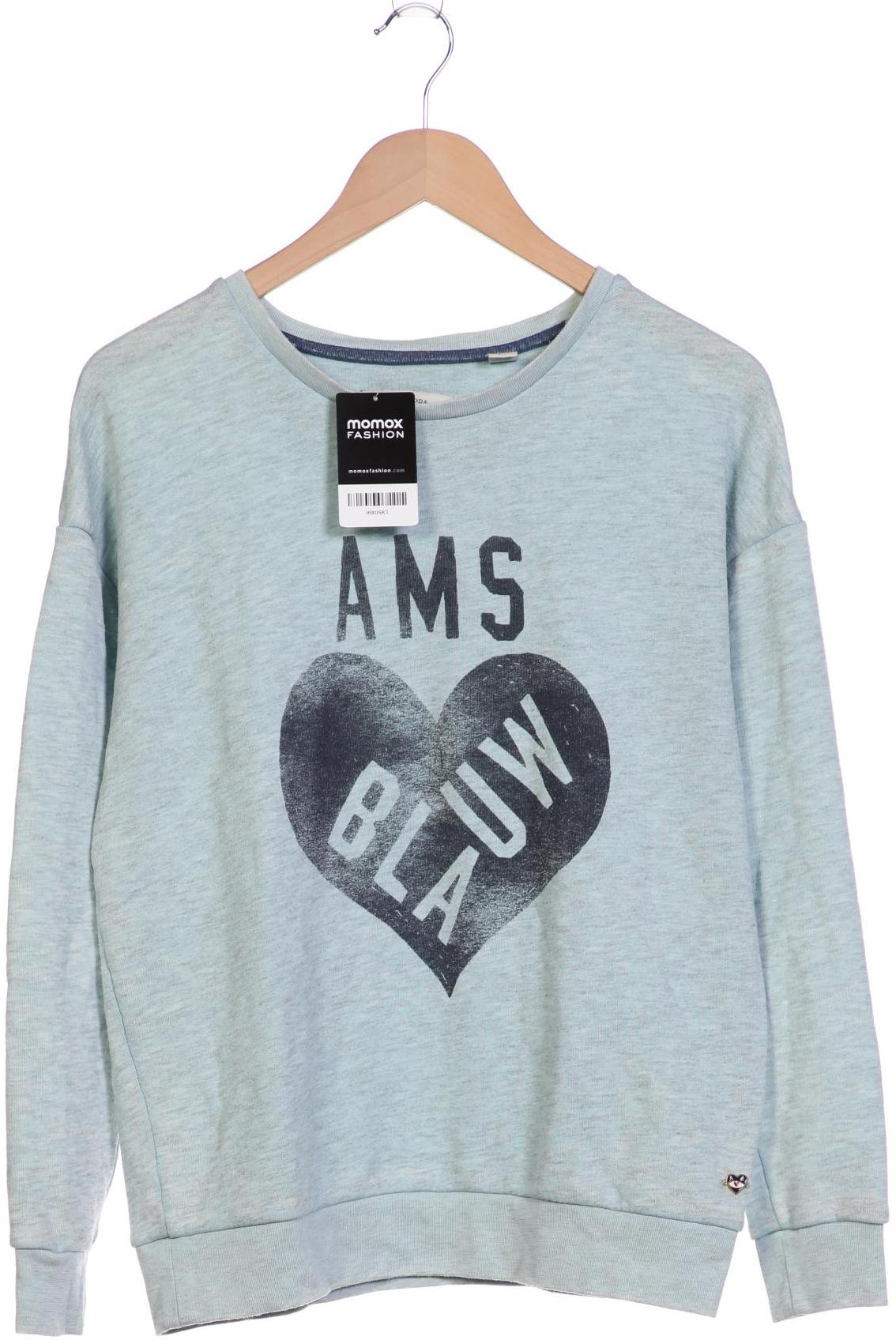 

Maison Scotch Damen Sweatshirt, hellblau, Gr. 36