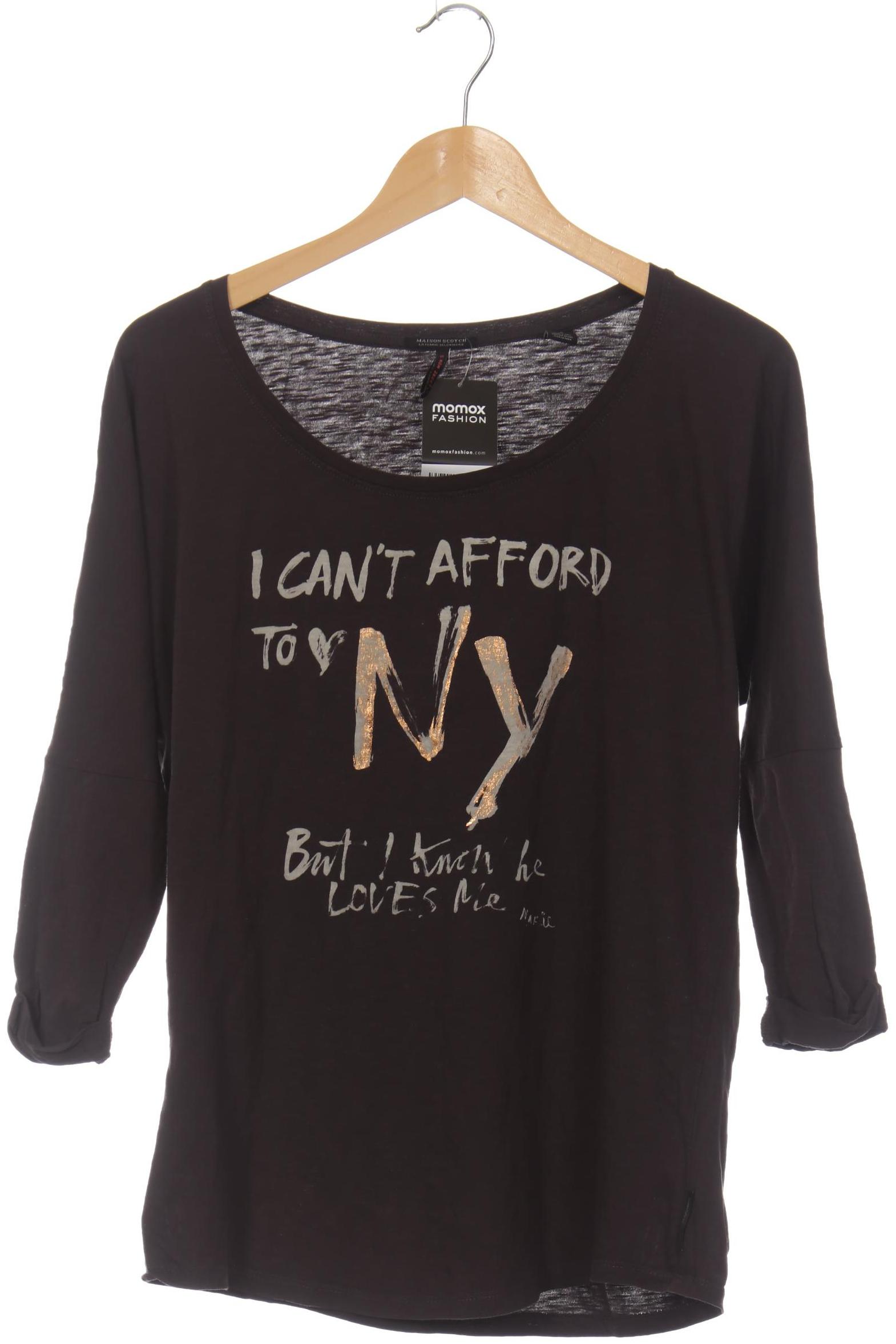 

Maison Scotch Damen Langarmshirt, grau, Gr. 38