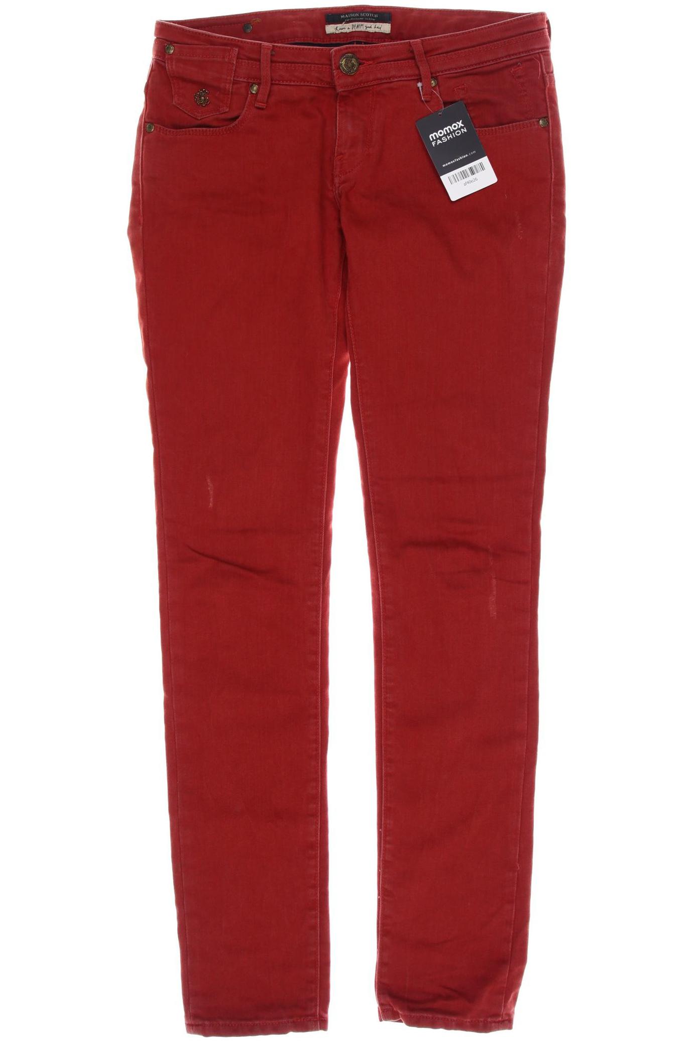 

Maison Scotch Damen Jeans, rot, Gr. 27