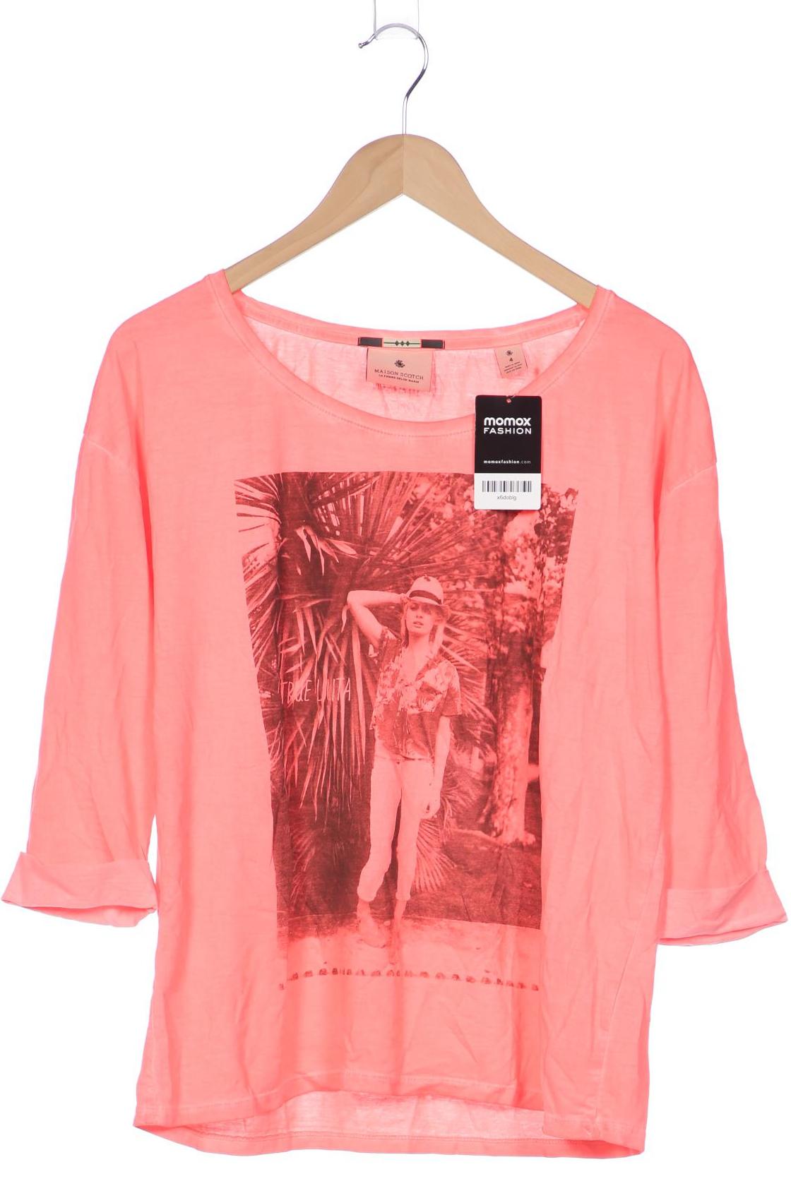 

Maison Scotch Damen Langarmshirt, pink, Gr. 42