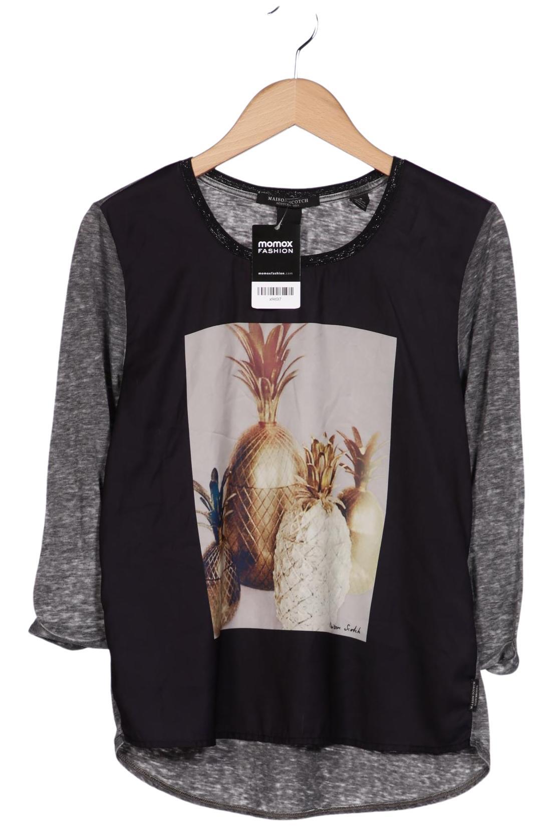 

Maison Scotch Damen Langarmshirt, mehrfarbig, Gr. 38