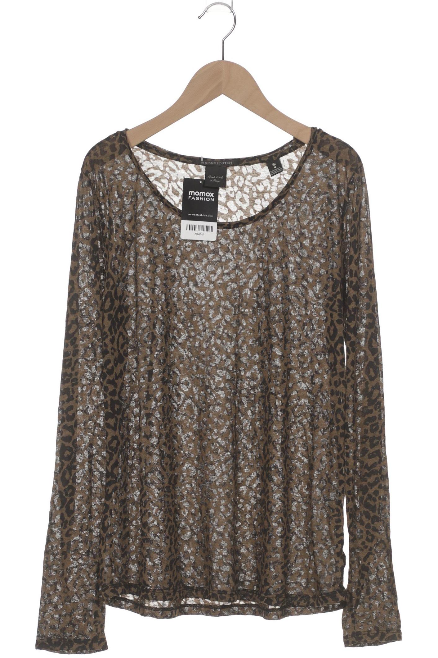 

Maison Scotch Damen Langarmshirt, braun, Gr. 42