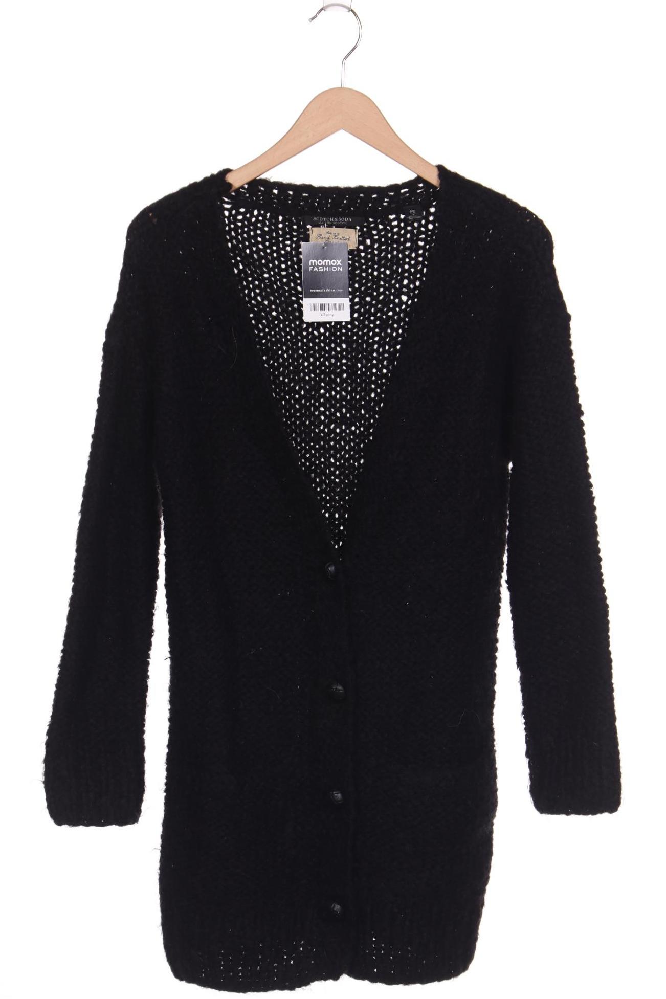 

Maison Scotch Damen Strickjacke, schwarz