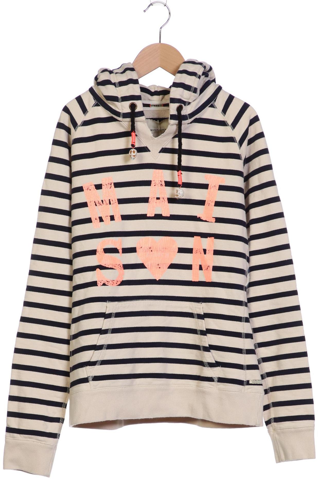 

Maison Scotch Damen Kapuzenpullover, beige, Gr. 40