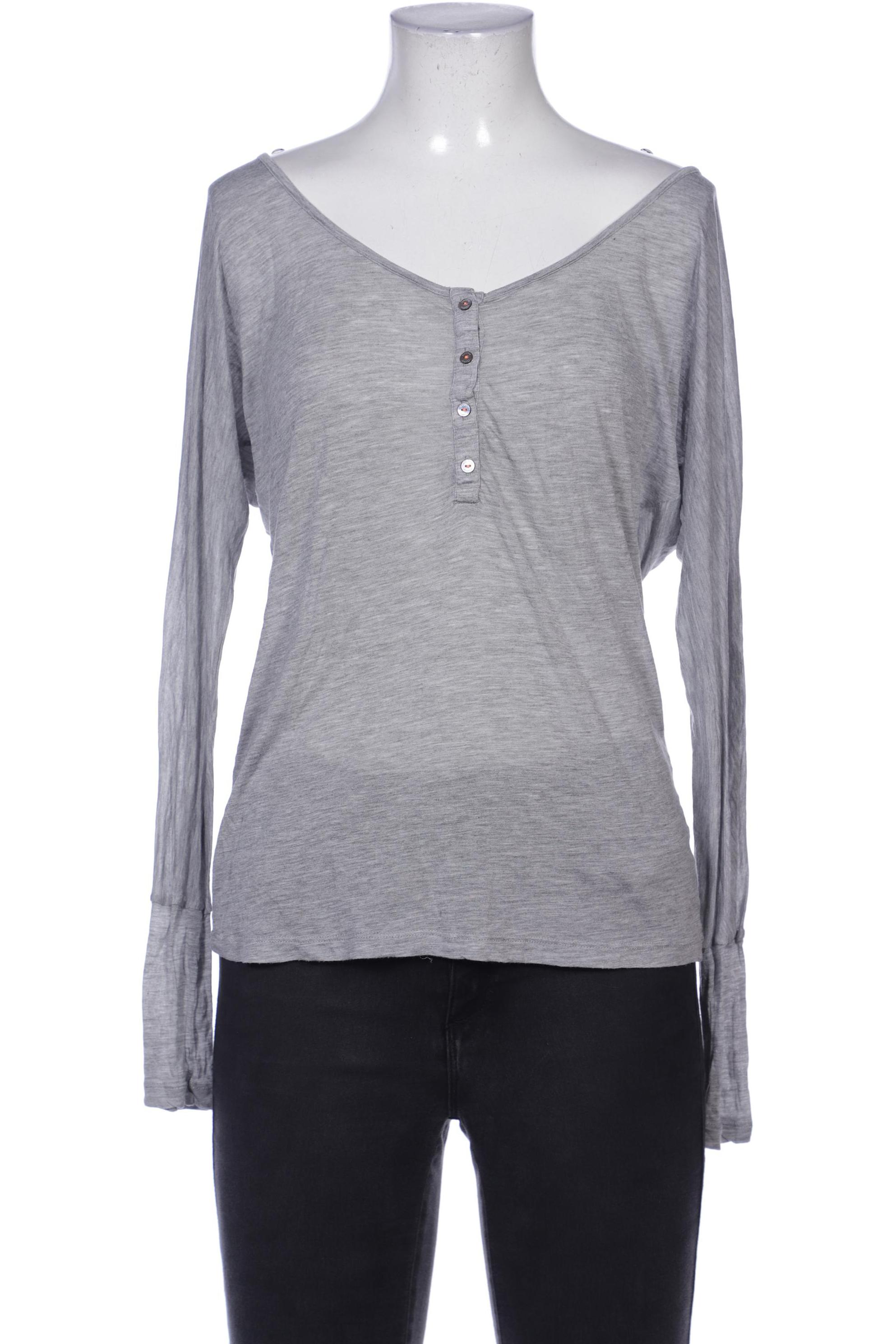 

Maison Scotch Damen Langarmshirt, grau, Gr. 36