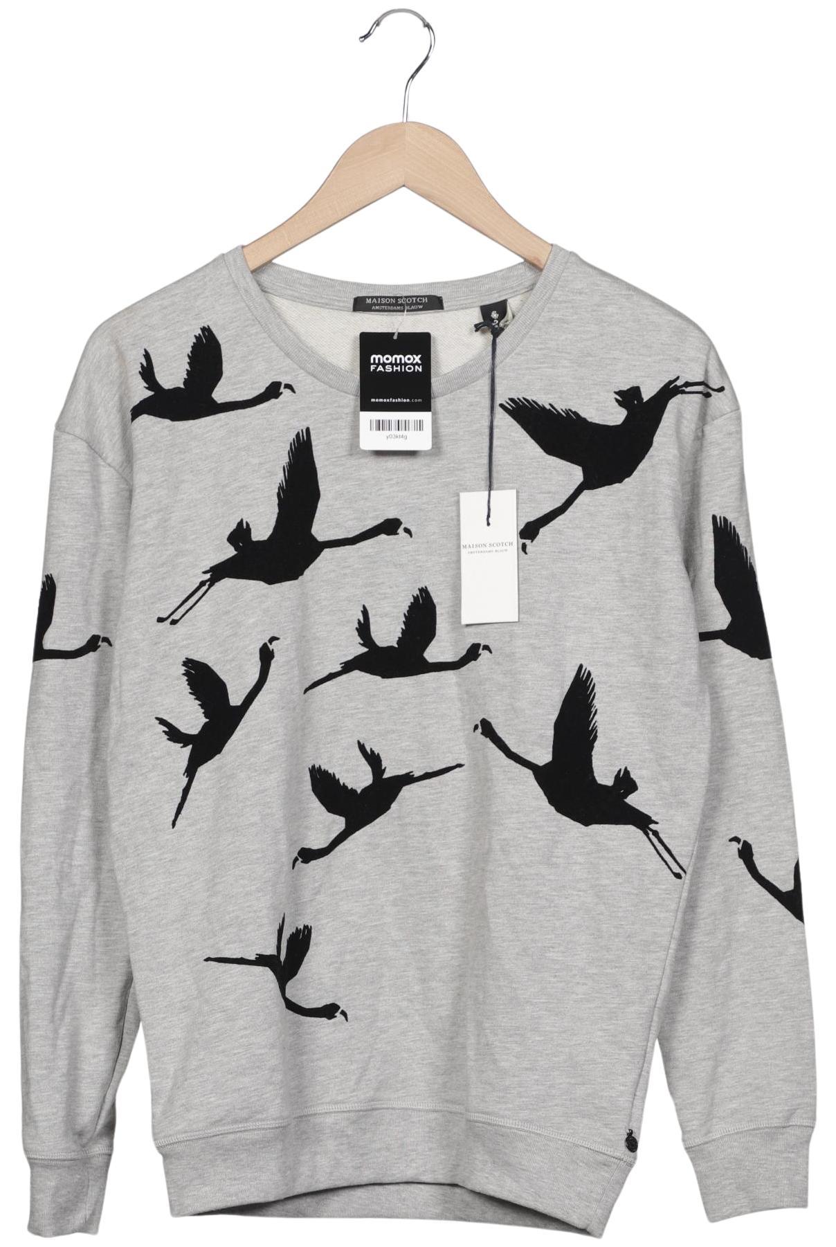 

Maison Scotch Damen Sweatshirt, grau, Gr. 38