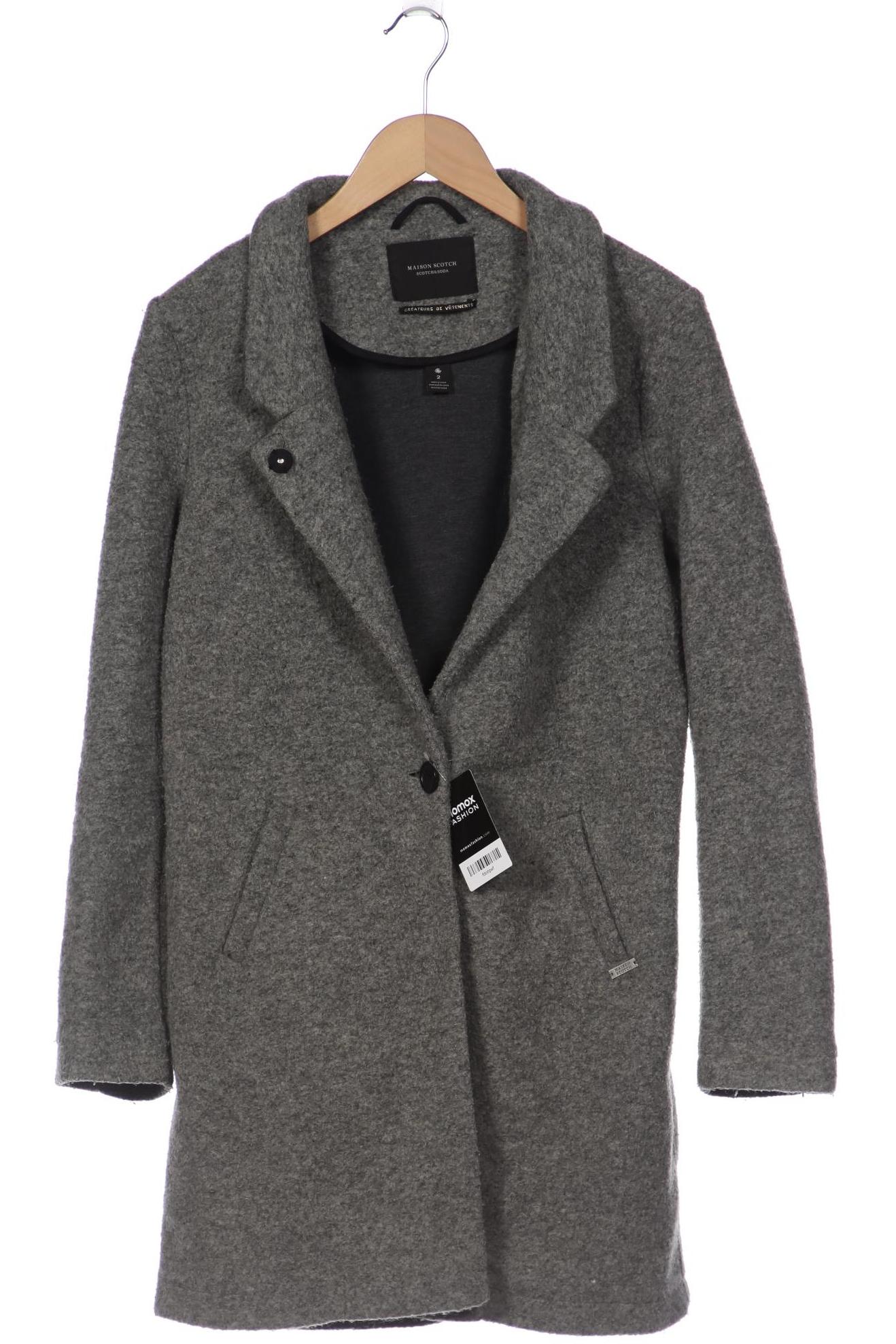 

Maison Scotch Damen Mantel, grau, Gr. 38