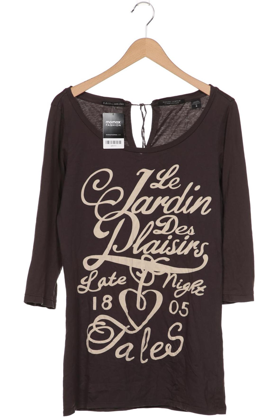 

Maison Scotch Damen Langarmshirt, grau