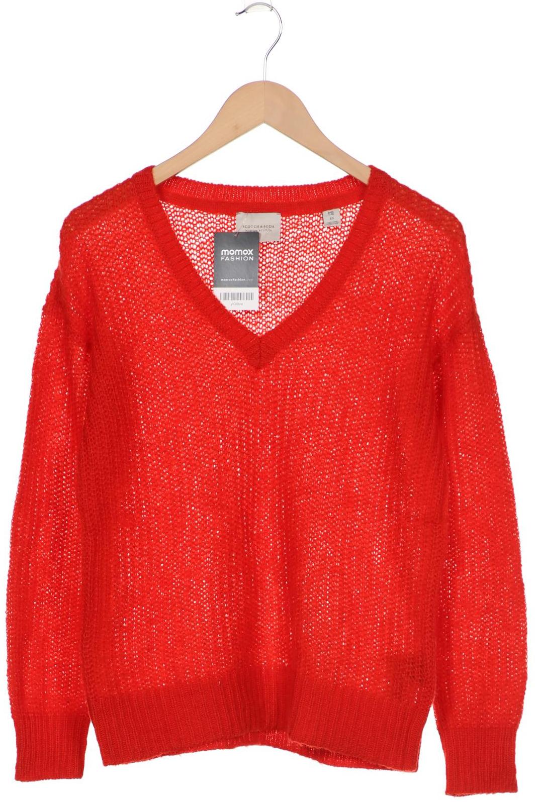 

Maison Scotch Damen Pullover, rot, Gr. 34