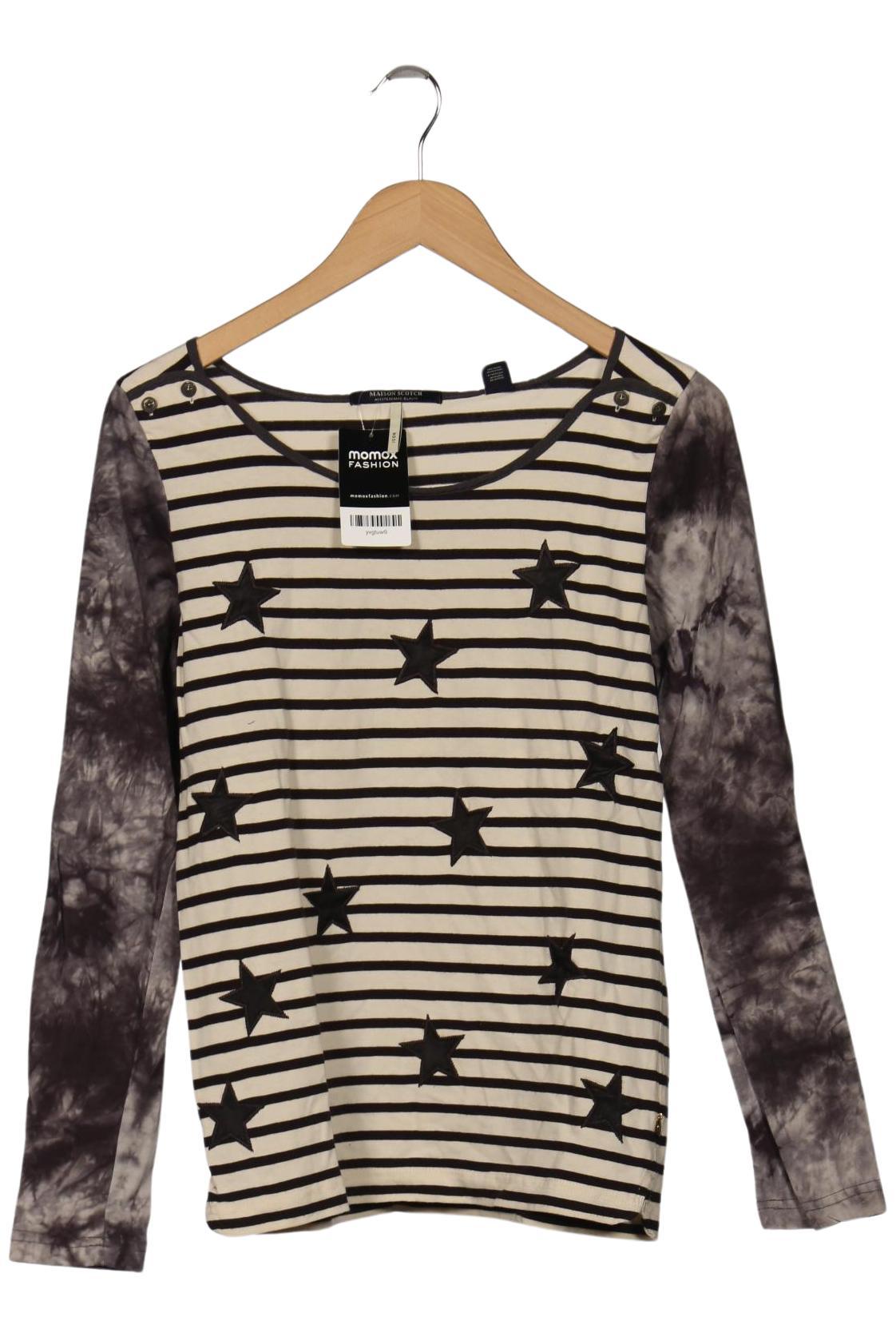 

Maison Scotch Damen Langarmshirt, cremeweiß, Gr. 36