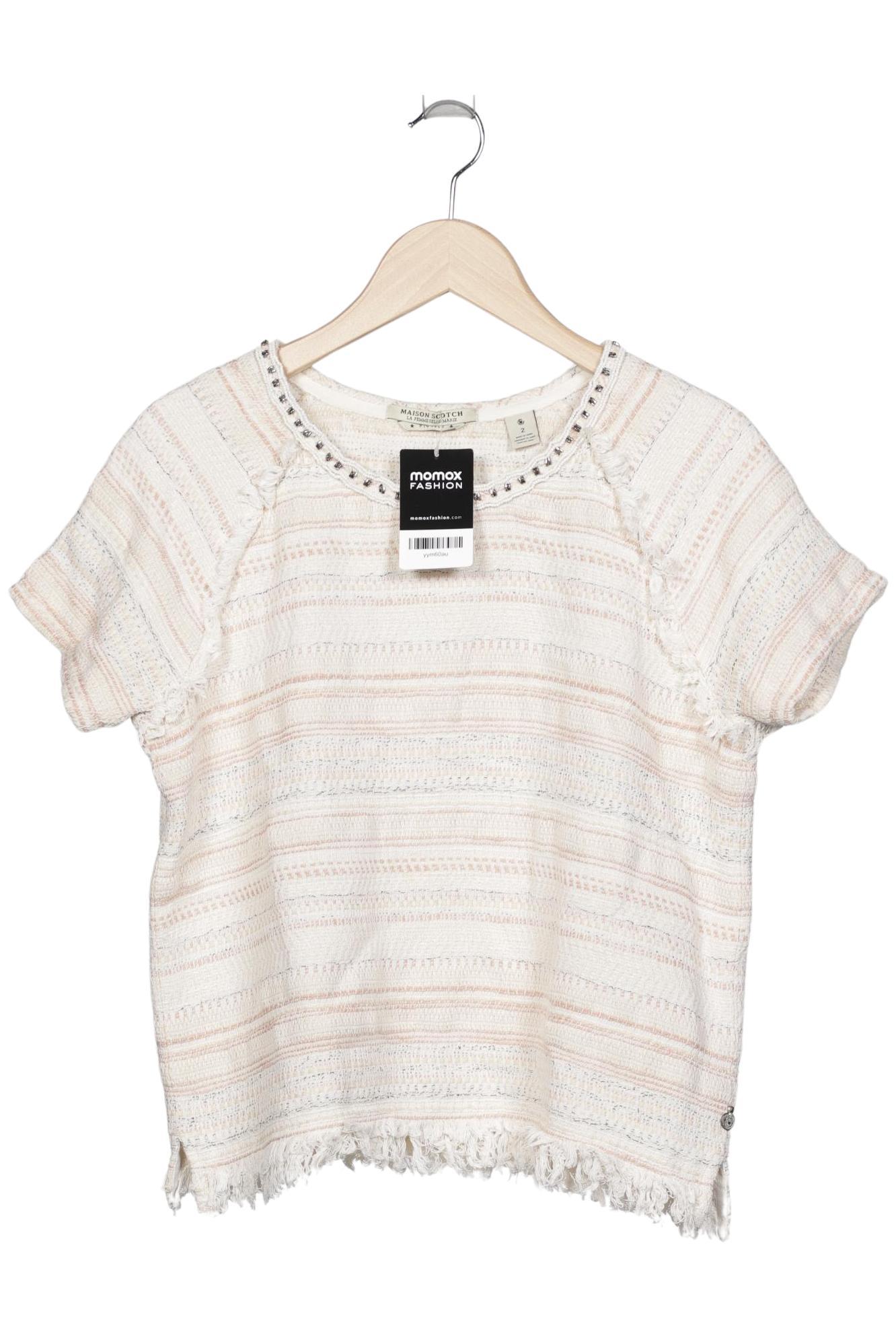 

Maison Scotch Damen T-Shirt, beige, Gr. 38