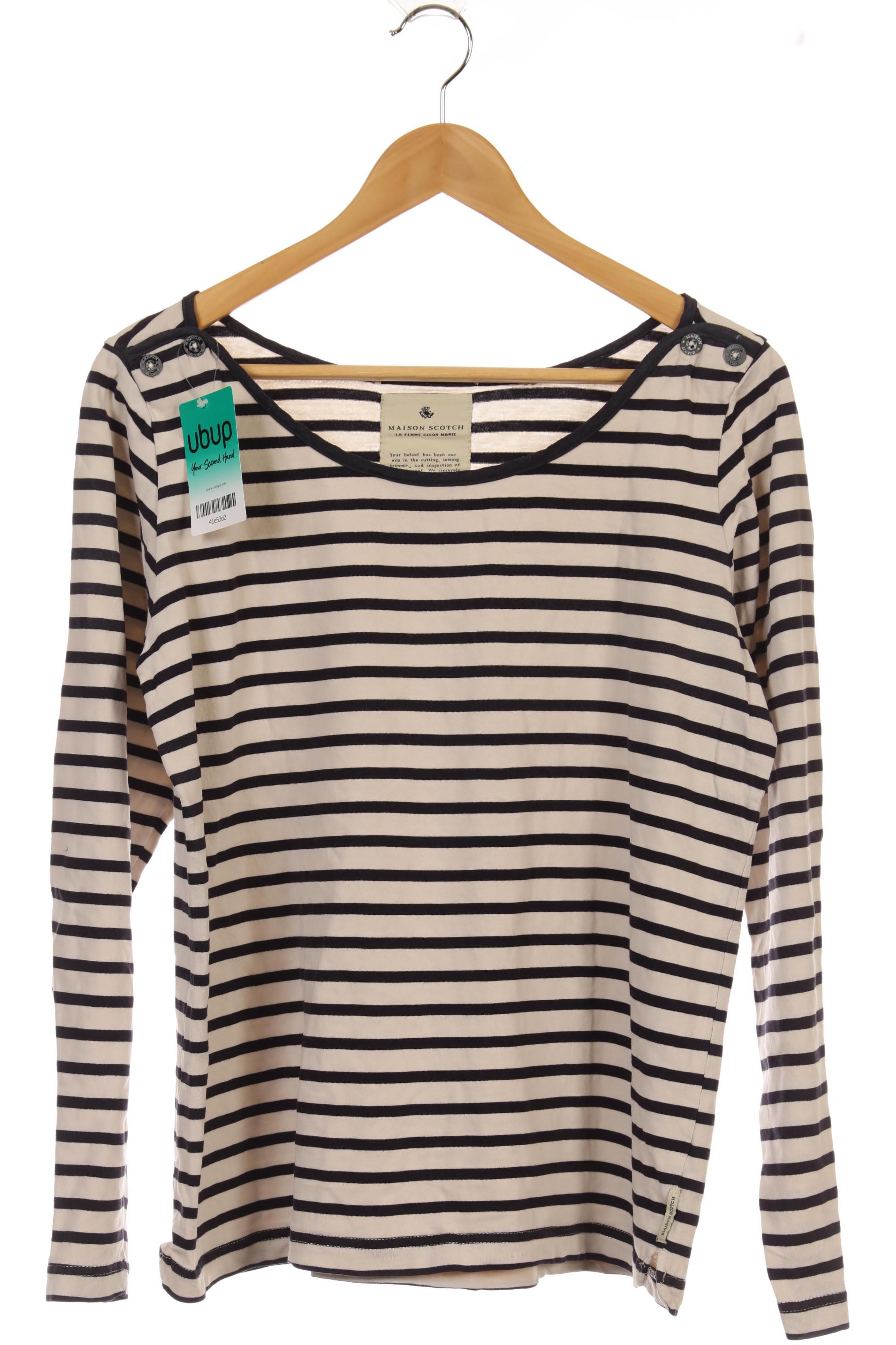 

Maison Scotch Damen Langarmshirt, cremeweiß, Gr. 42