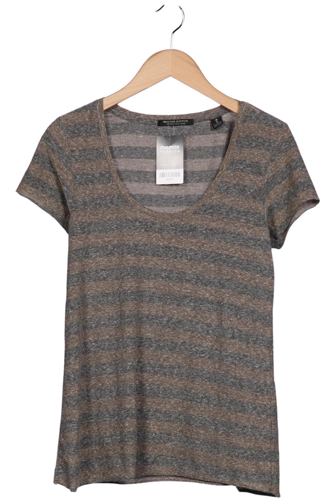 

Maison Scotch Damen T-Shirt, mehrfarbig, Gr. 38