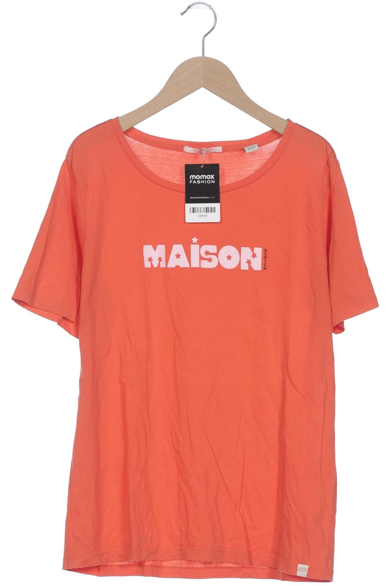 

Maison Scotch Damen T-Shirt, orange, Gr. 36