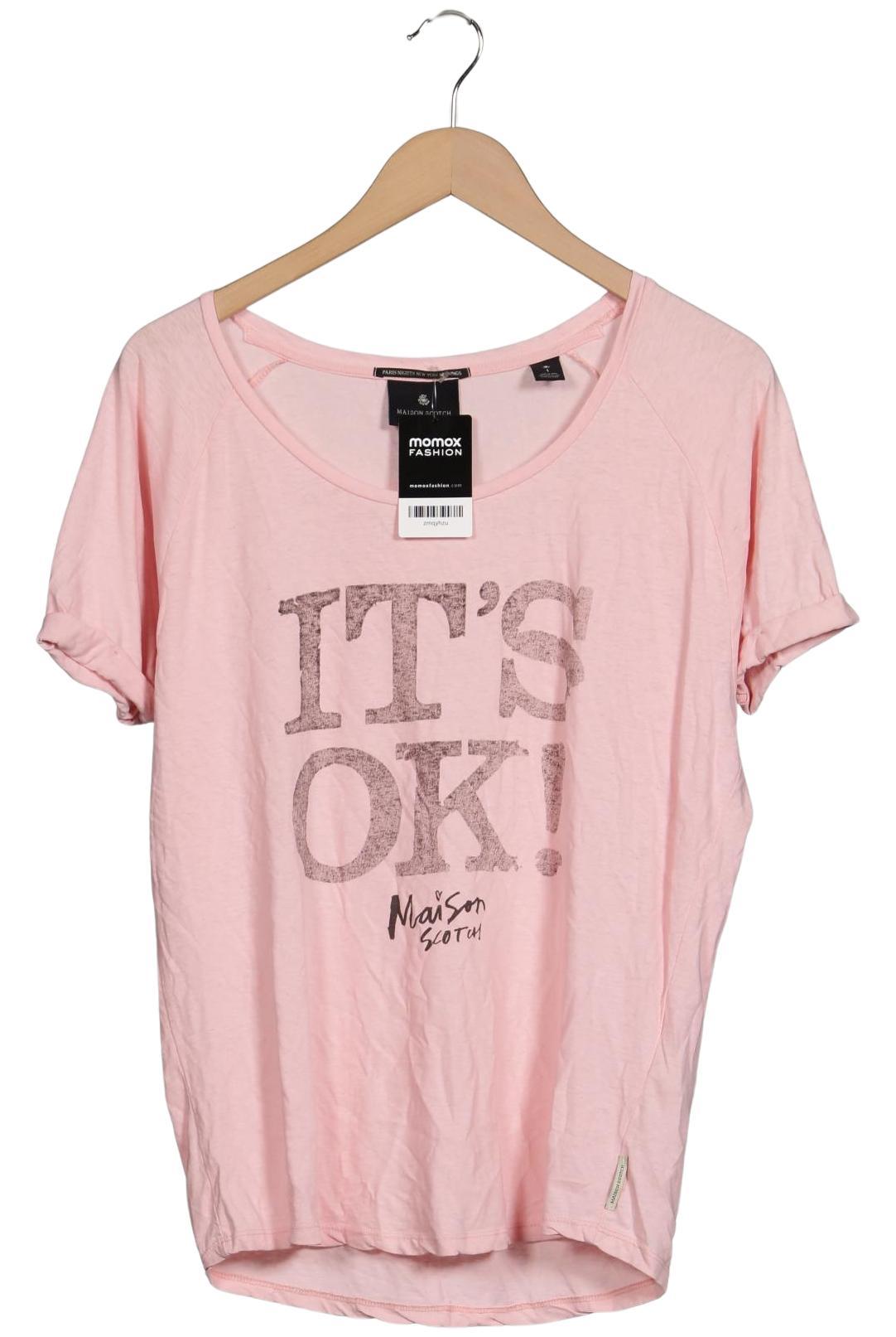 

Maison Scotch Damen T-Shirt, pink, Gr. 36