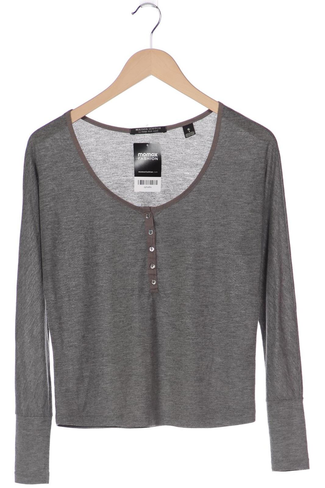 

Maison Scotch Damen Langarmshirt, grau