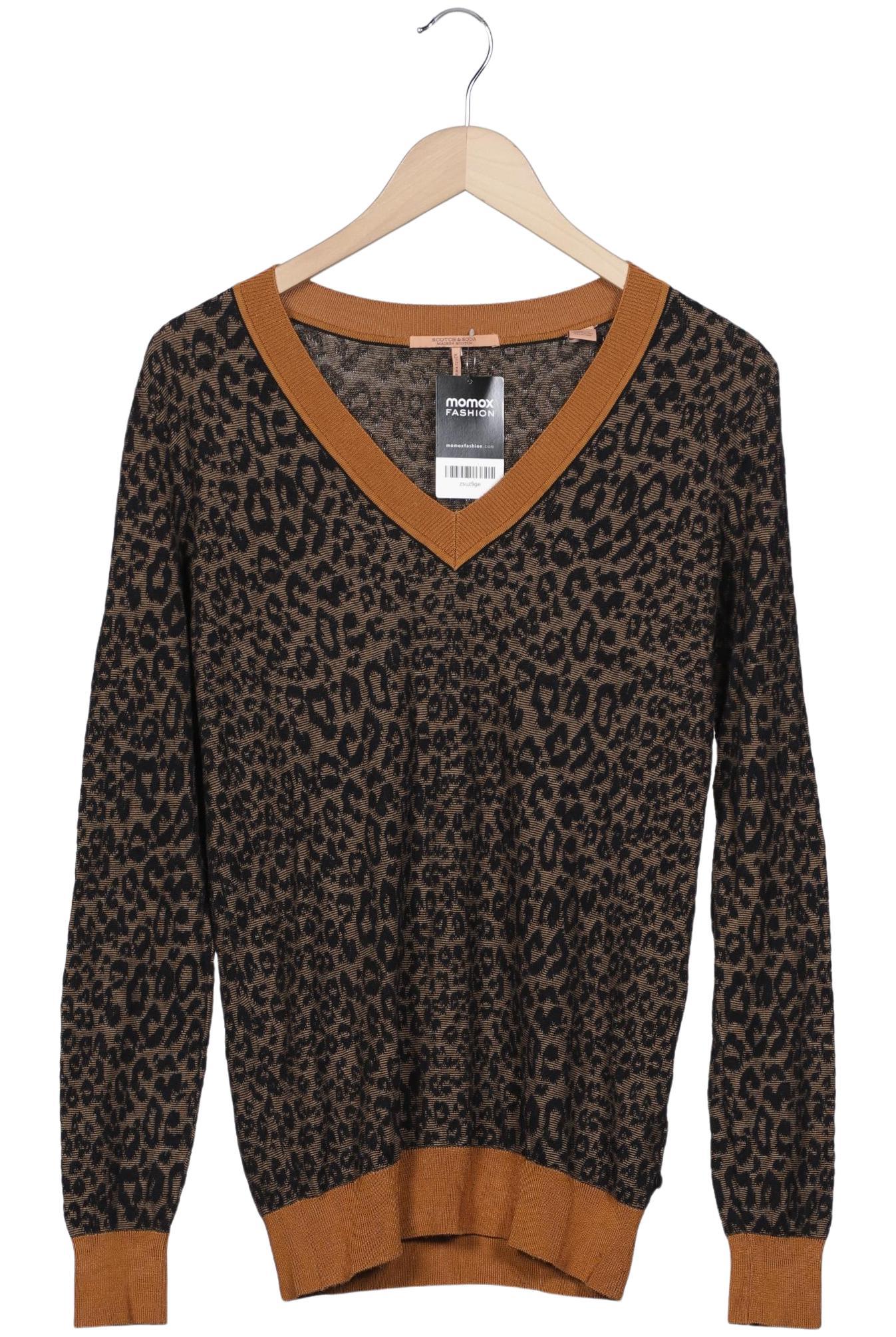 

Maison Scotch Damen Pullover, braun, Gr. 38