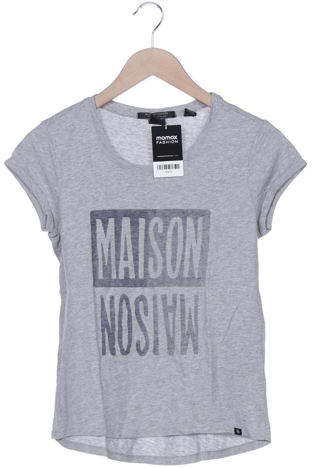 

Maison Scotch Damen T-Shirt, grau, Gr. 34