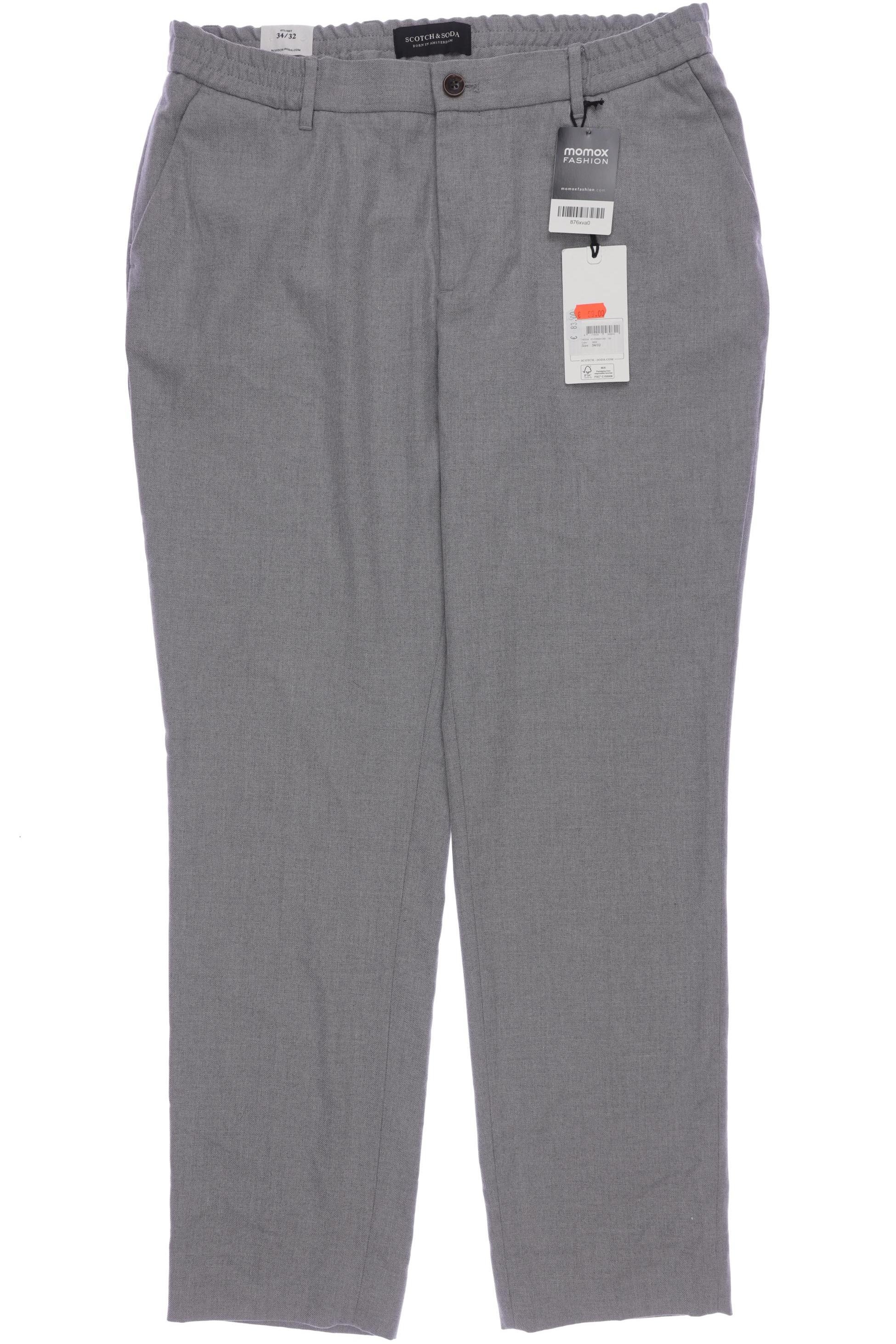 

Maison Scotch Herren Stoffhose, grau, Gr. 34