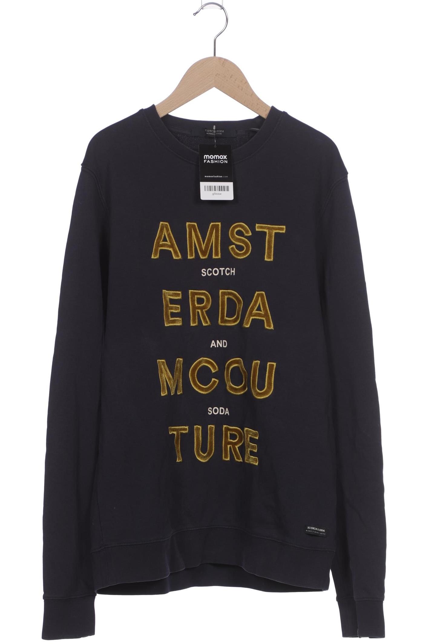 

Maison Scotch Herren Sweatshirt, marineblau, Gr. 52