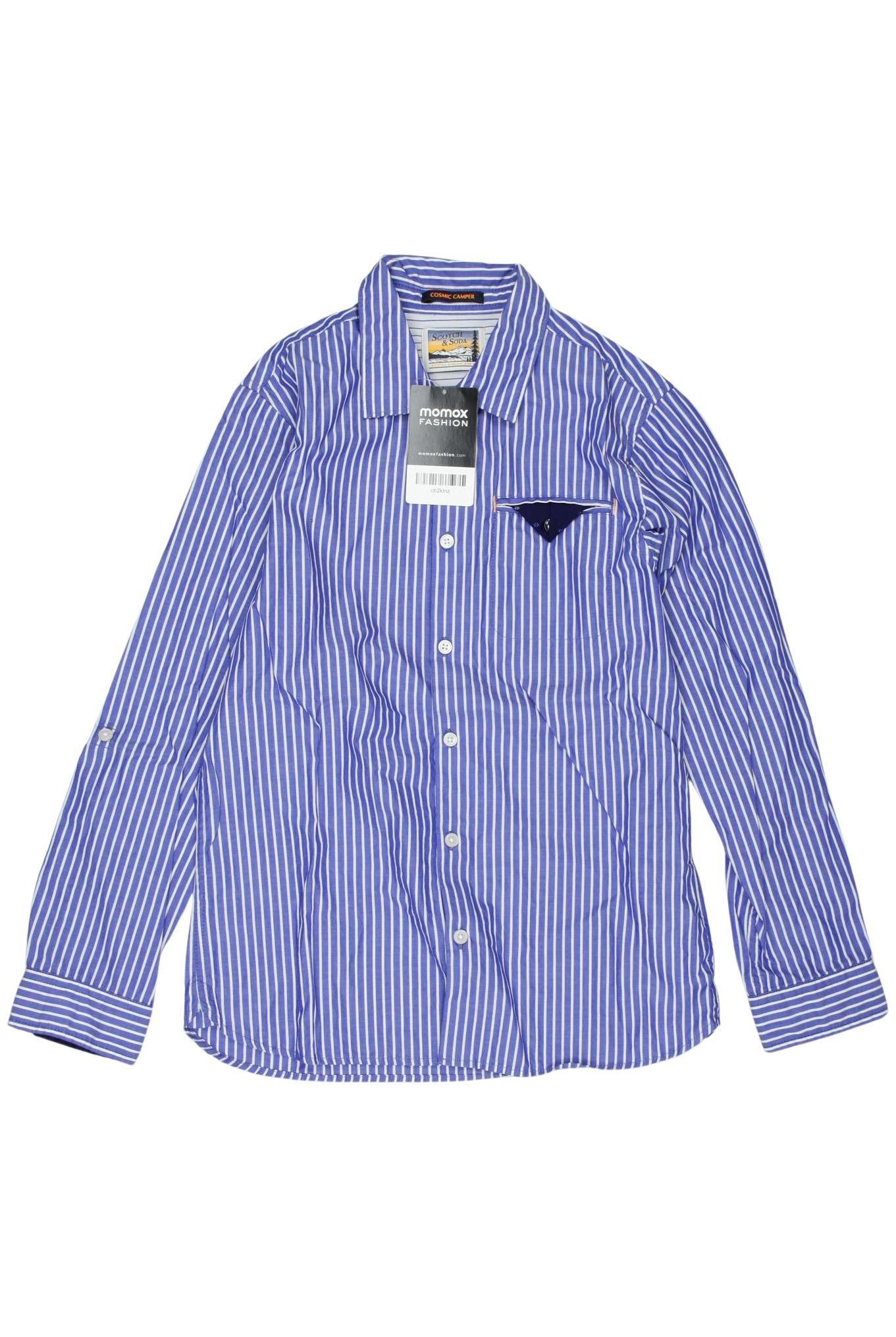 

Maison Scotch Herren Hemd, blau, Gr. 140