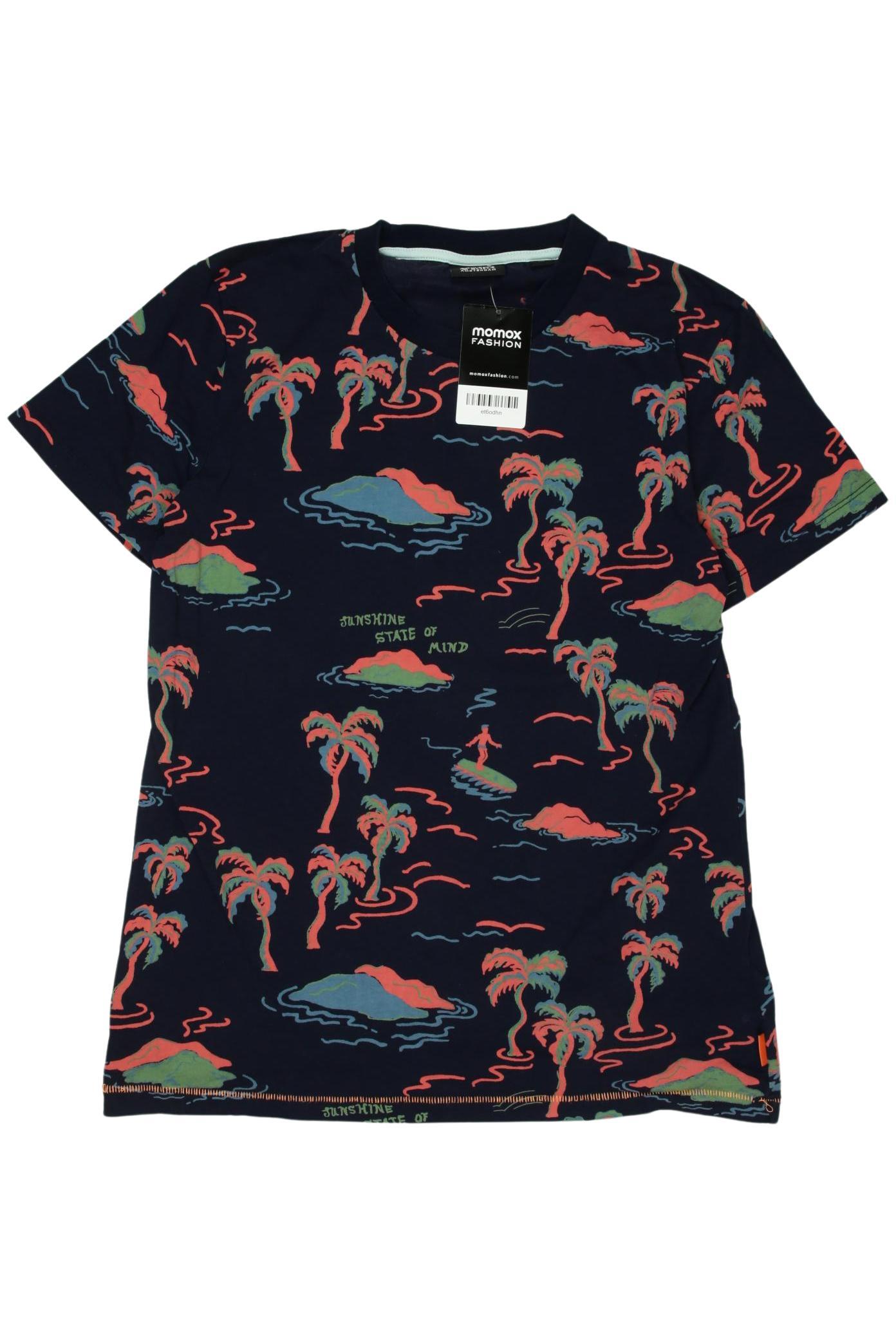 

Maison Scotch Herren T-Shirt, marineblau, Gr. 164