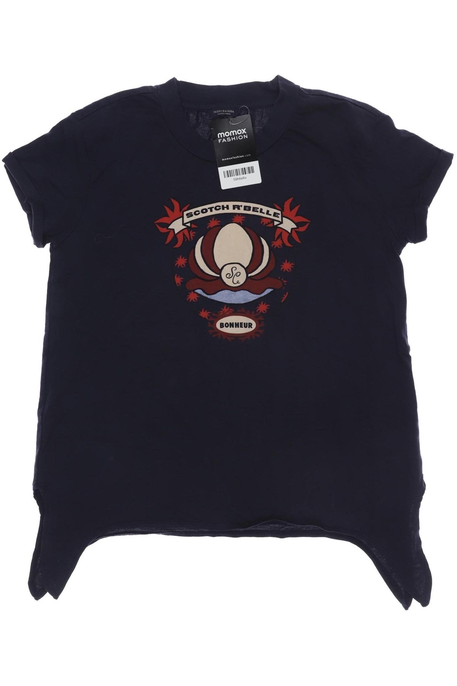 

Maison Scotch Damen T-Shirt, marineblau, Gr. 152