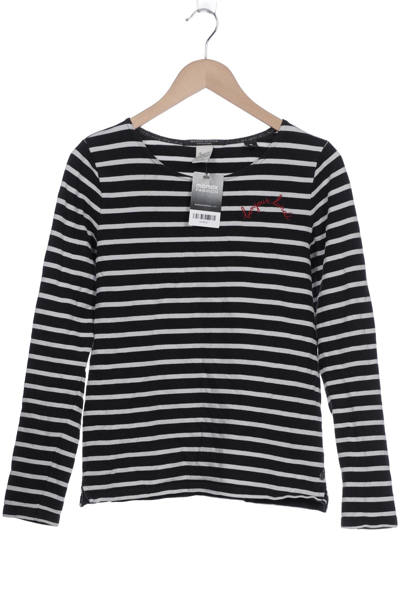 

Maison Standards Damen Langarmshirt, schwarz, Gr. 36