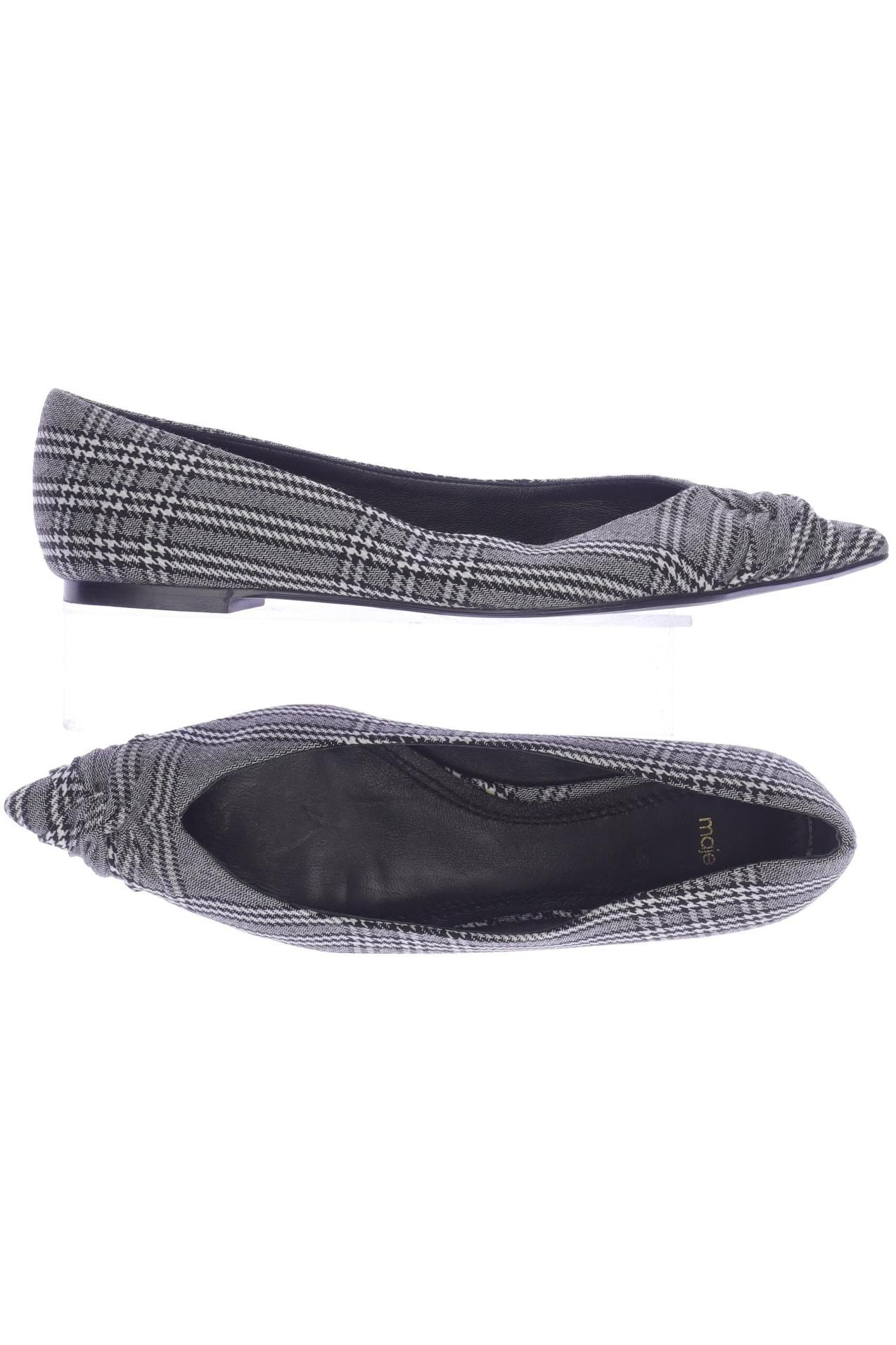 

maje Damen Ballerinas, schwarz