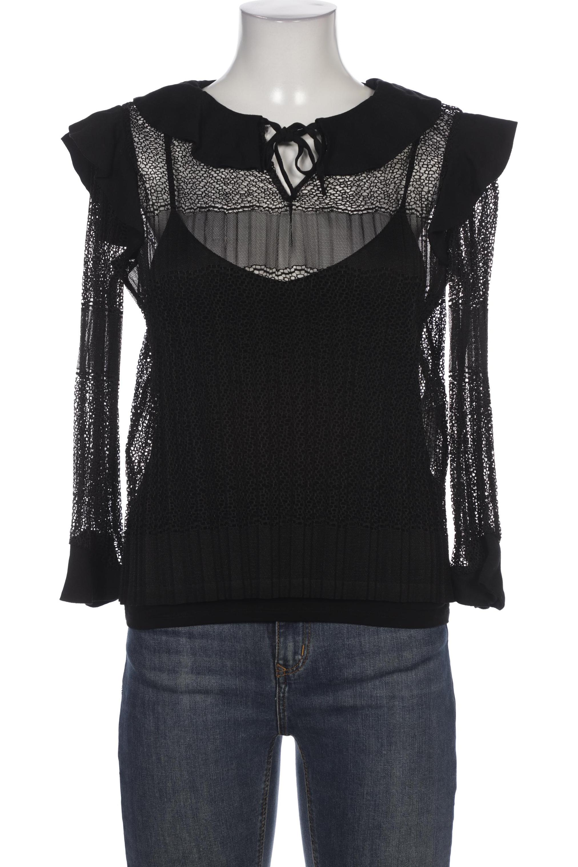 

maje Damen Bluse, schwarz, Gr. 38