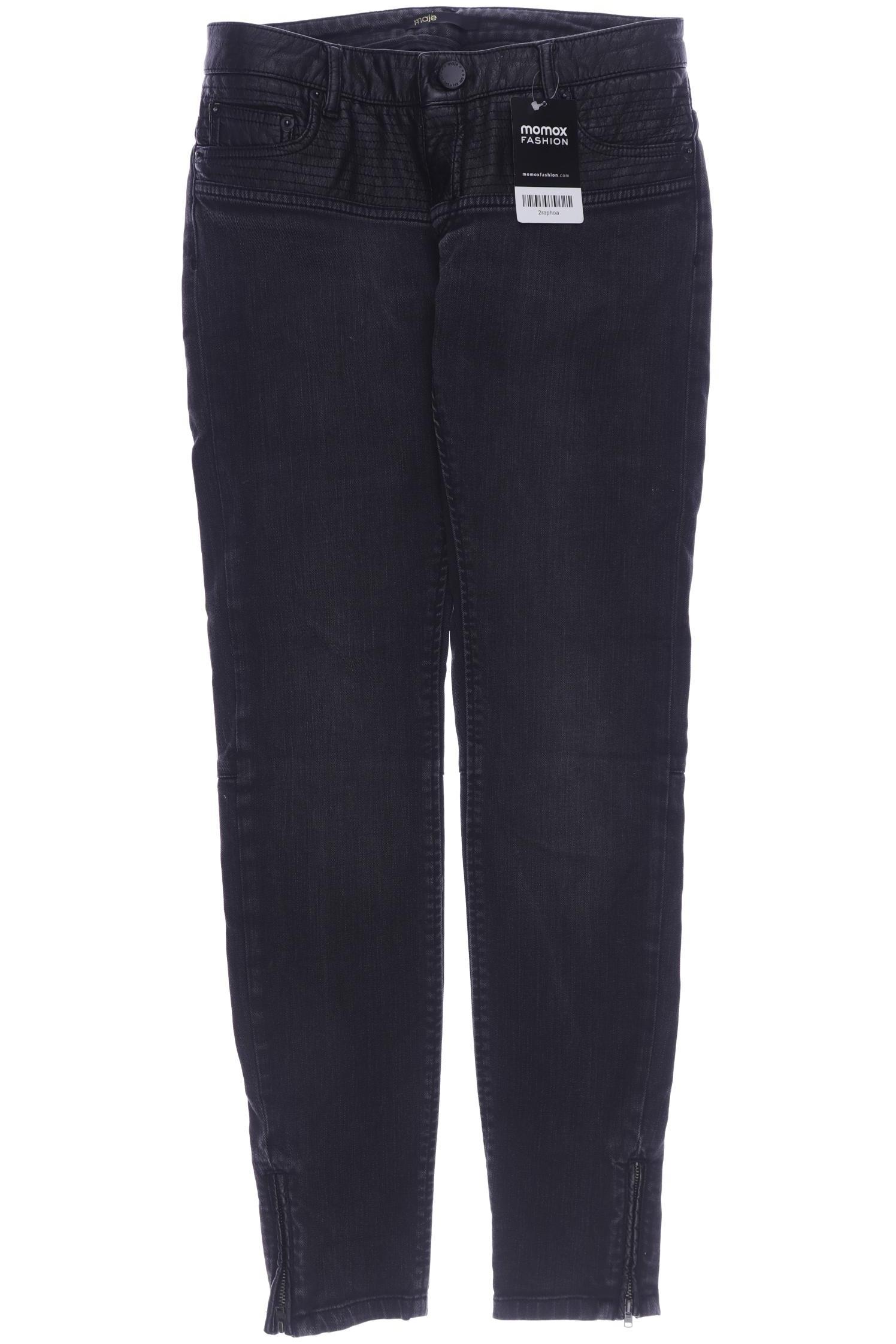 

maje Damen Jeans, schwarz