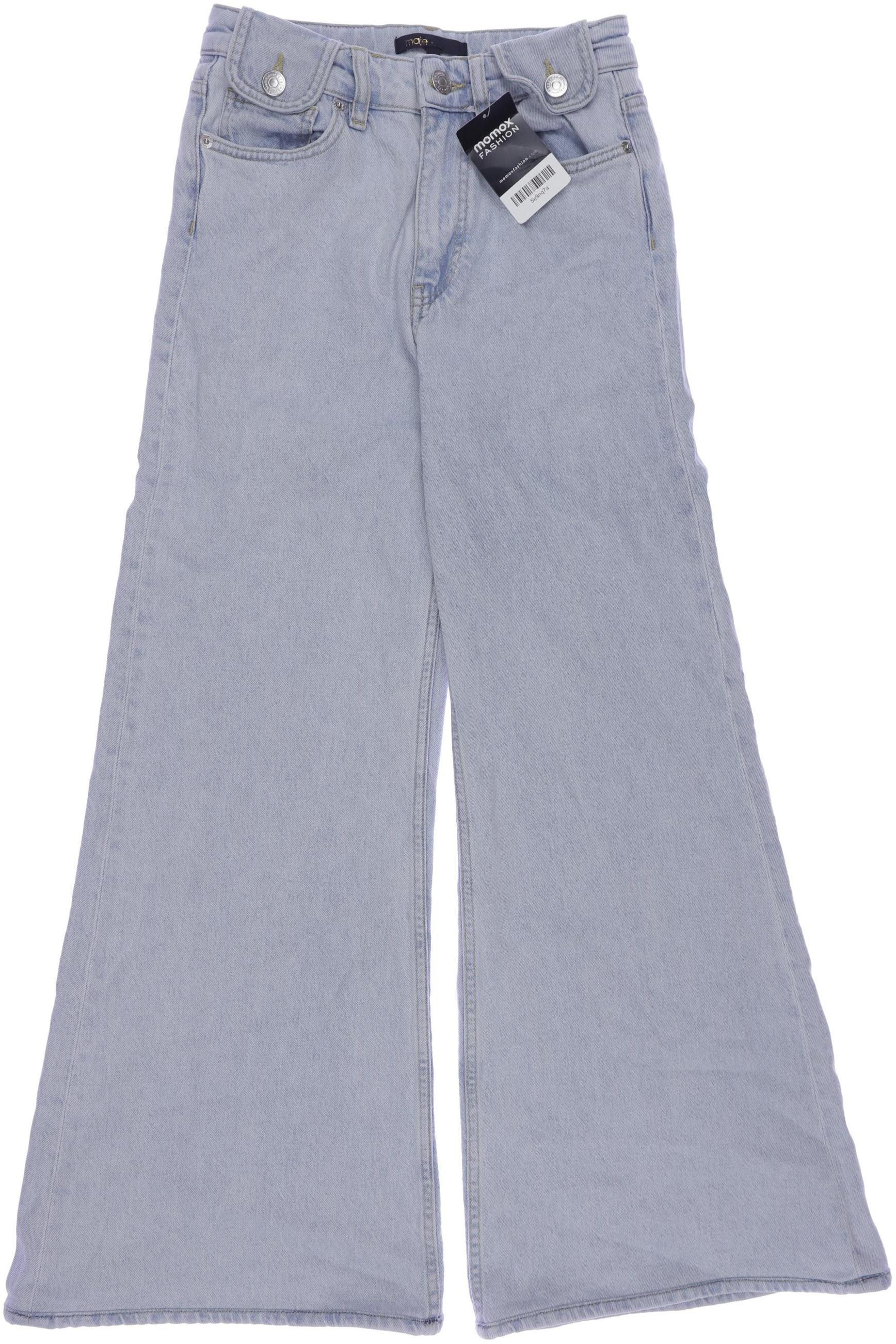 

maje Damen Jeans, hellblau, Gr. 34