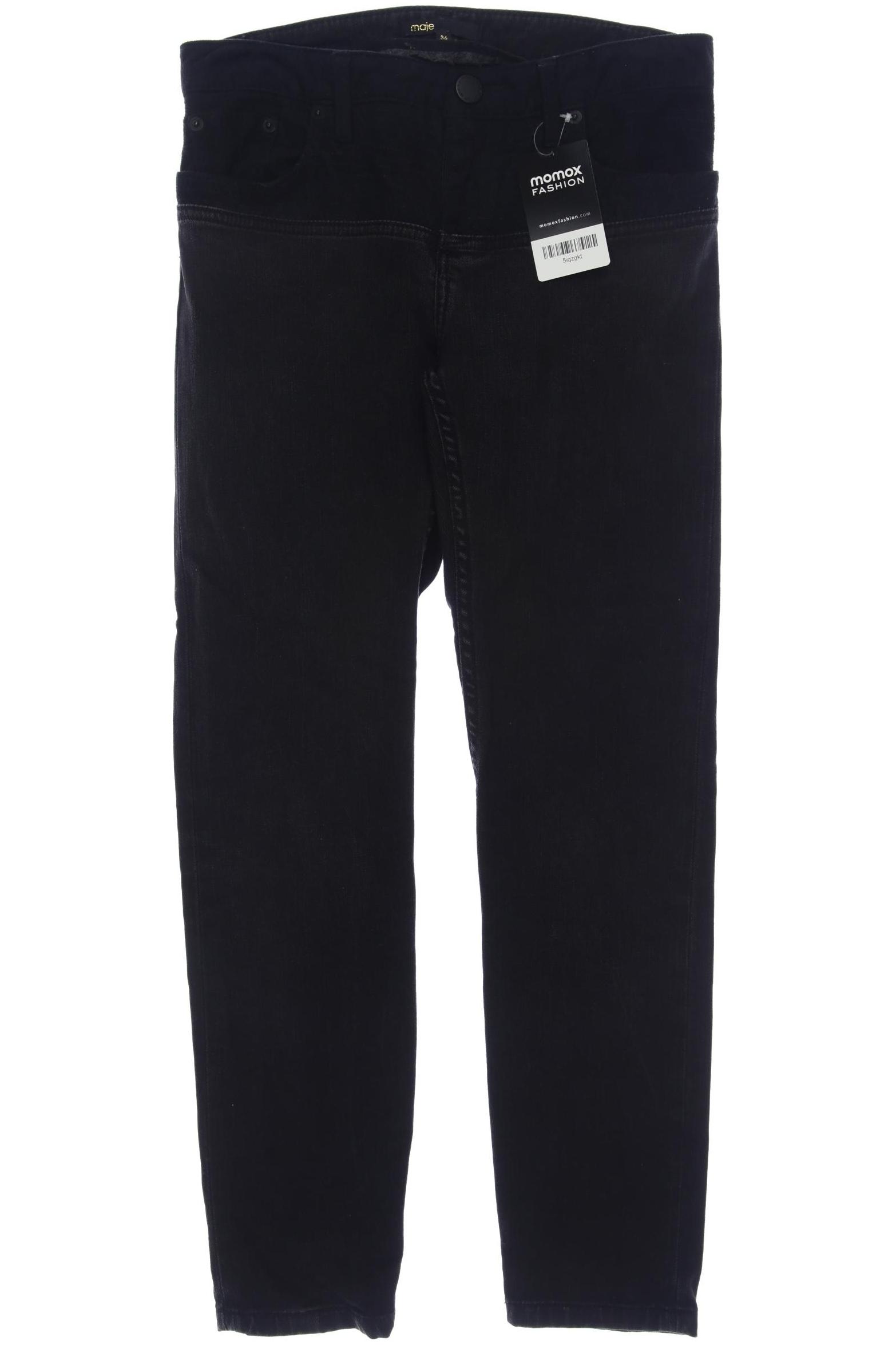 

maje Damen Jeans, schwarz, Gr. 36