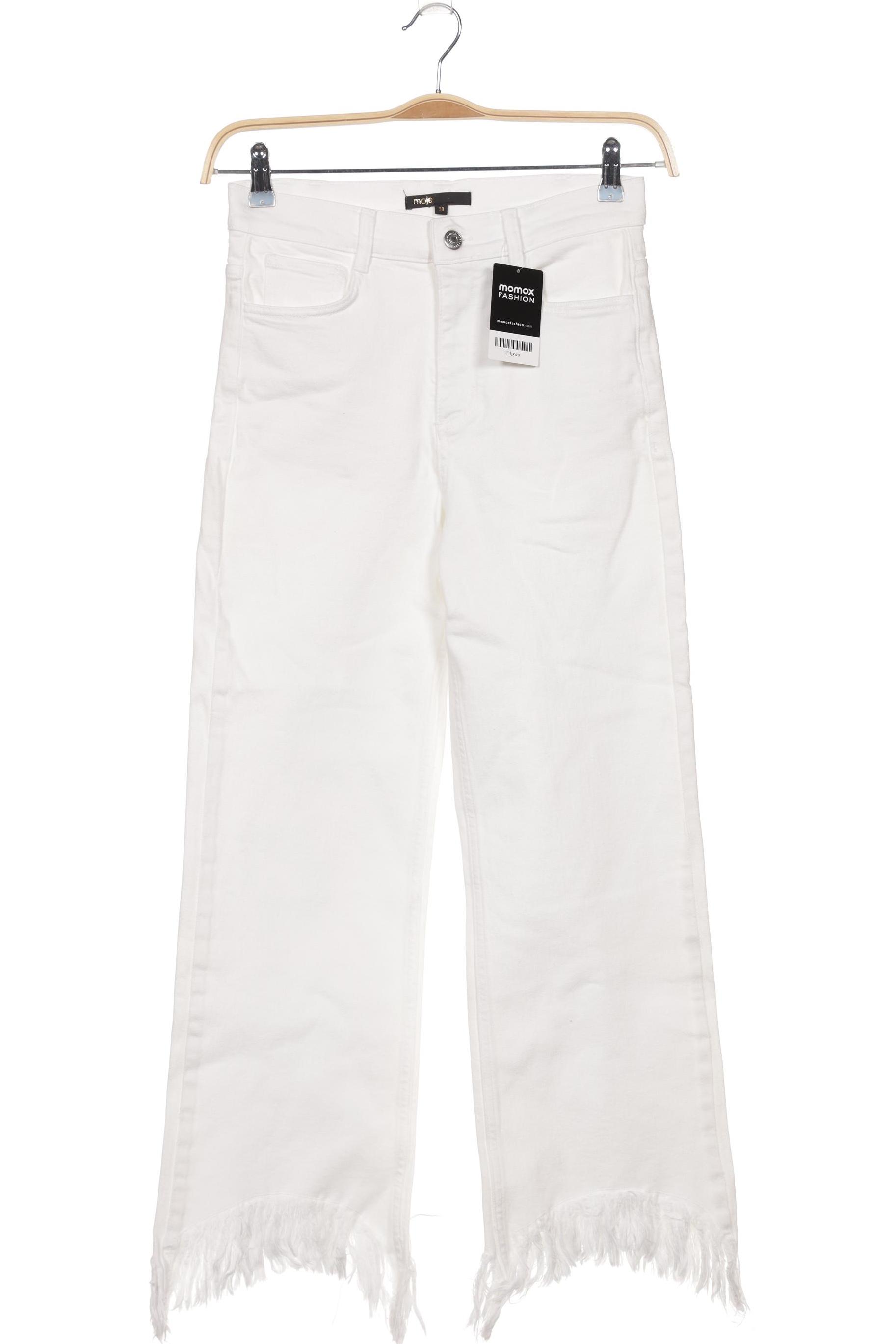 

maje Damen Jeans, weiß, Gr. 38