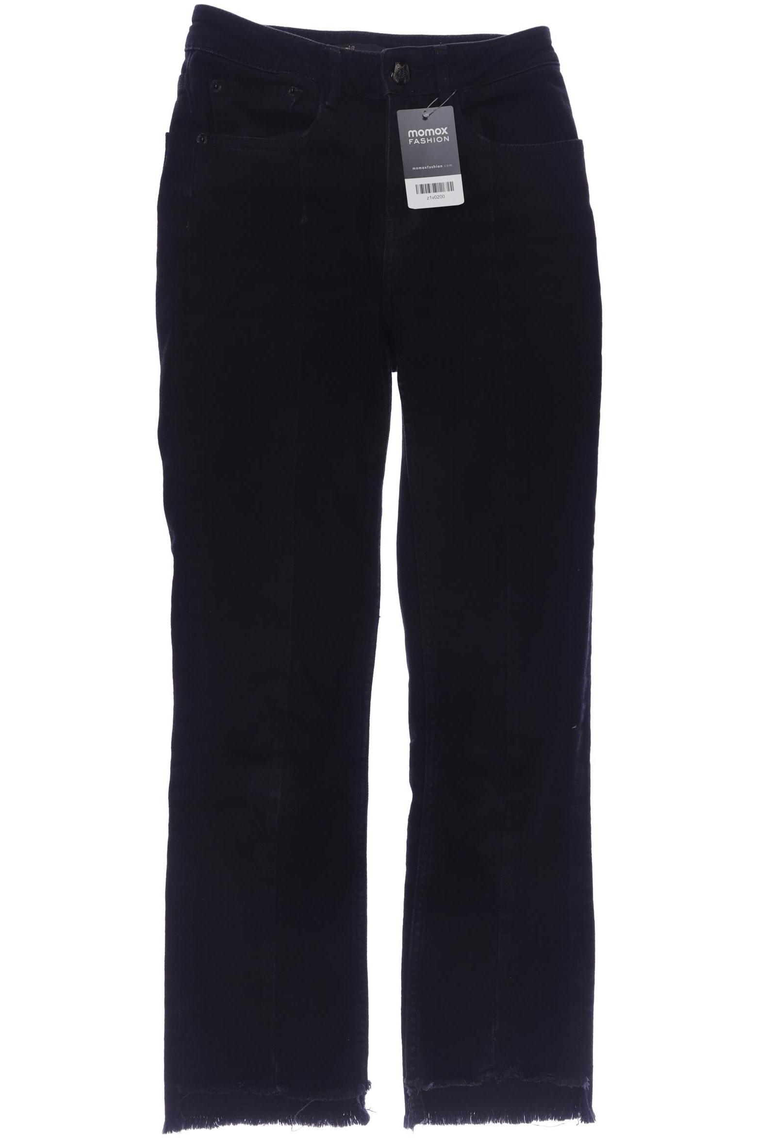 

maje Damen Jeans, schwarz, Gr. 34