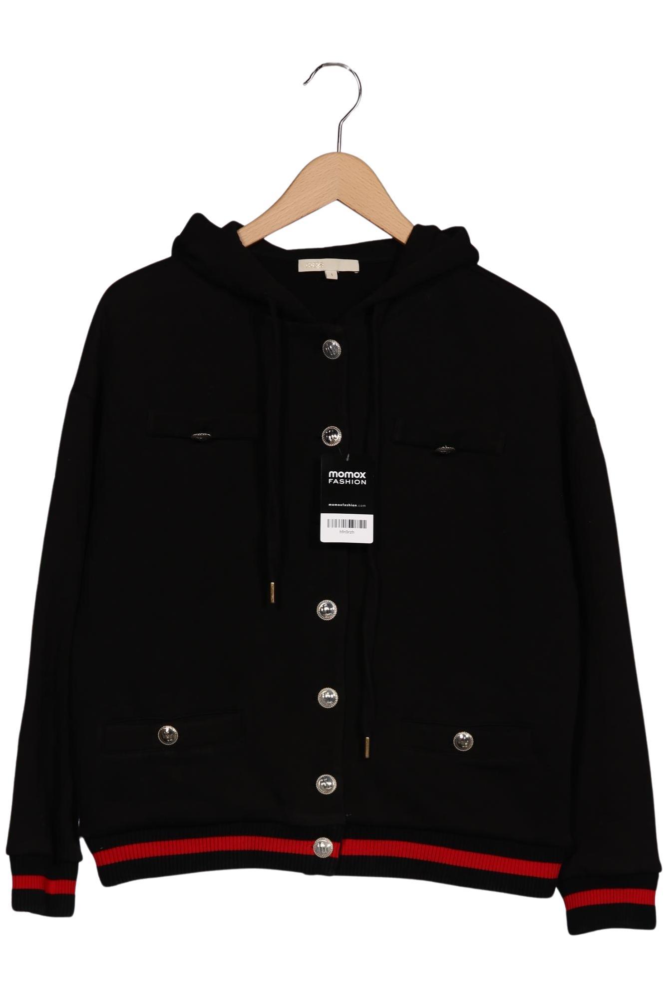 

maje Damen Kapuzenpullover, schwarz, Gr. 36