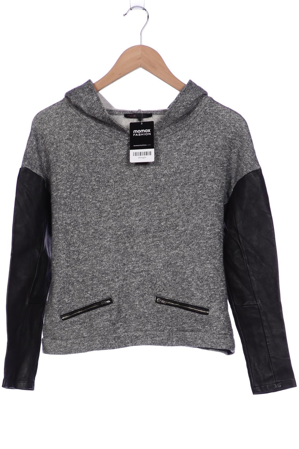

maje Damen Kapuzenpullover, grau, Gr. 36