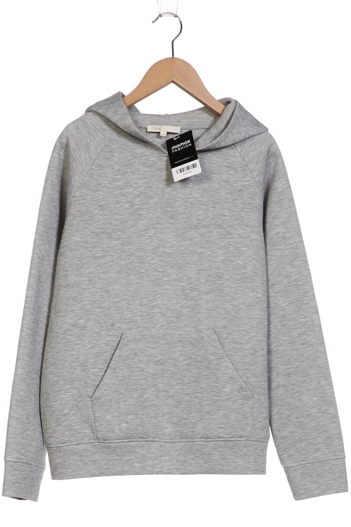 

maje Damen Kapuzenpullover, grau, Gr. 36