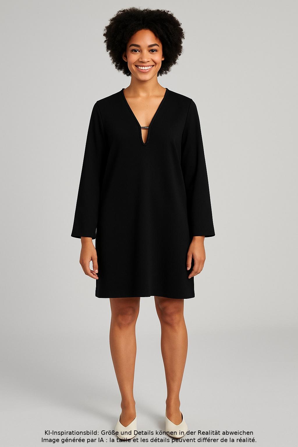 

maje Damen Kleid, schwarz, Gr. 38