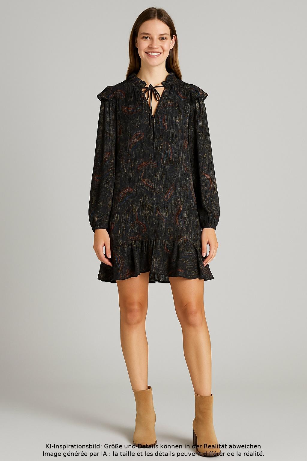 

maje Damen Kleid, marineblau, Gr. 36